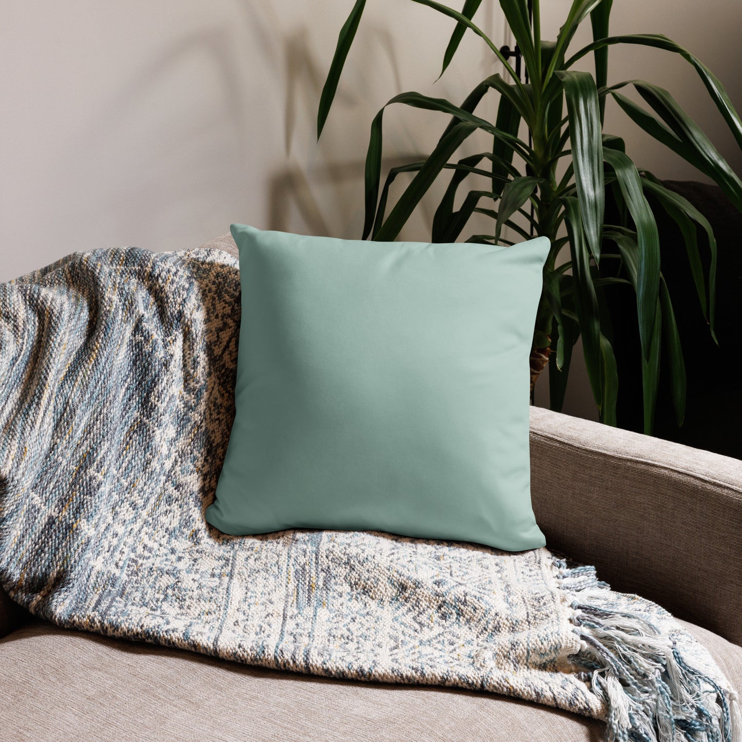 Rambo Pillow - Aquamarine Design - Artistic Gifts for Women - Art by Artist Tania Herrera from Aquamarine Design Studio