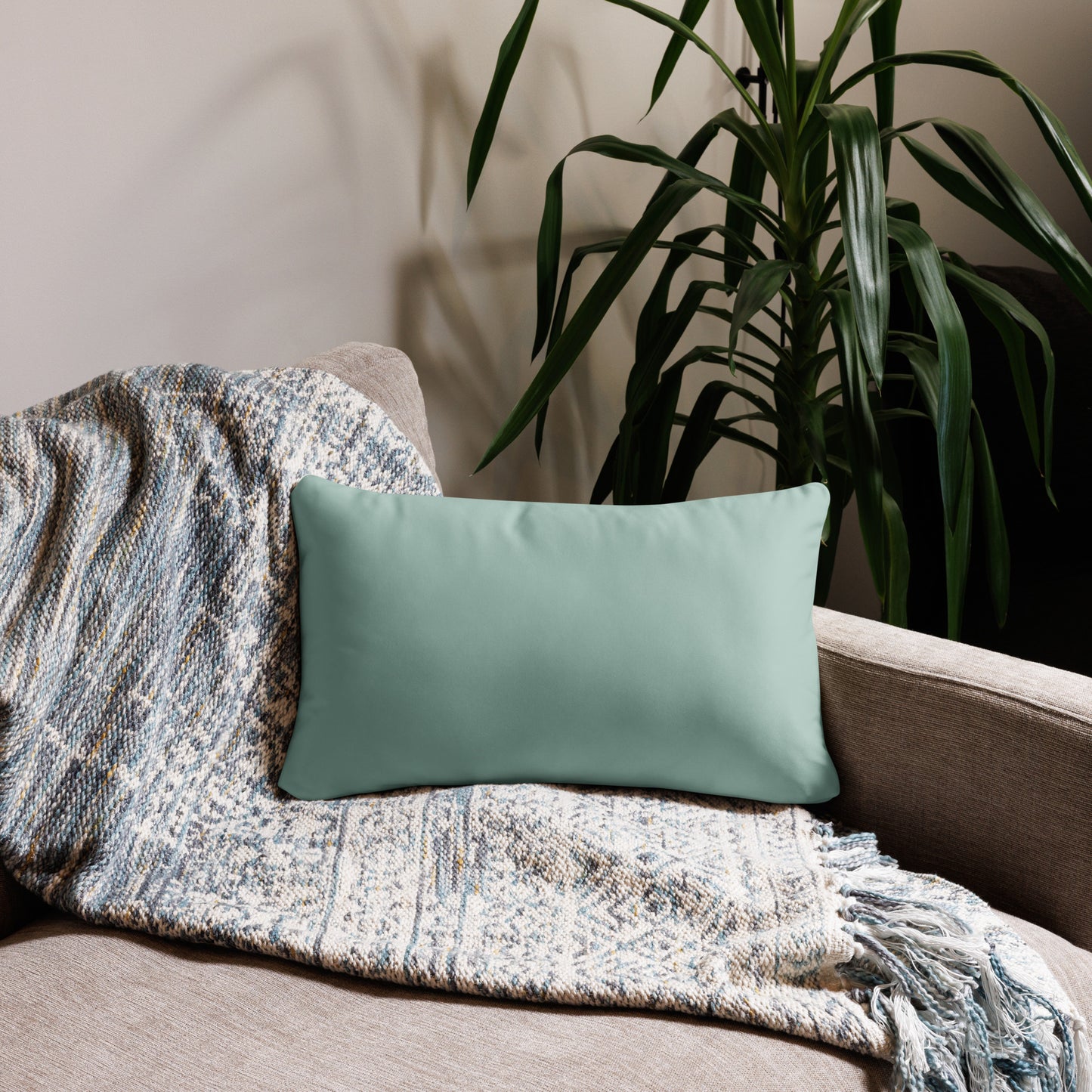 Rambo Pillow - Aquamarine Design - Artistic Gifts for Women - Art by Artist Tania Herrera from Aquamarine Design Studio