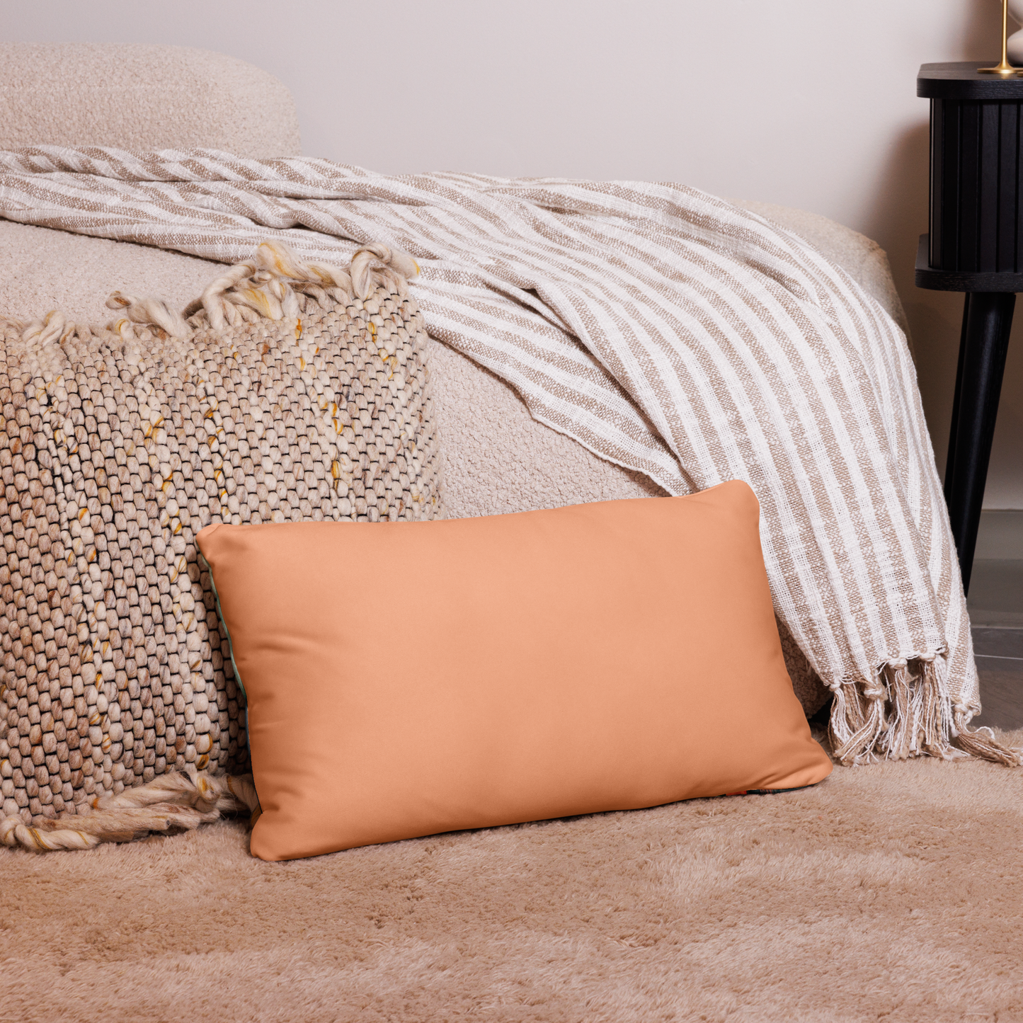 White Callas Basic Pillow - Aquamarine Design - Artistic Gifts for Women - Art by Artist Tania Herrera from Aquamarine Design Studio