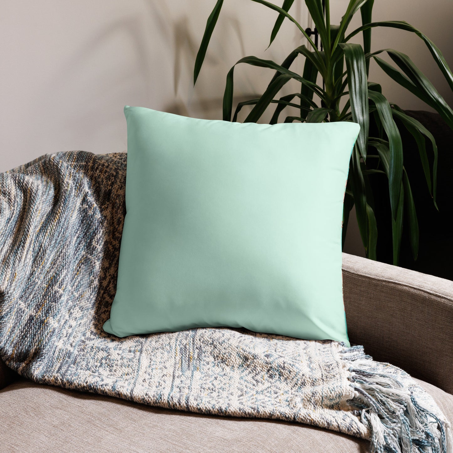 Octopus Pillow - Aquamarine Design - Artistic Gifts for Women - Art by Artist Tania Herrera from Aquamarine Design Studio