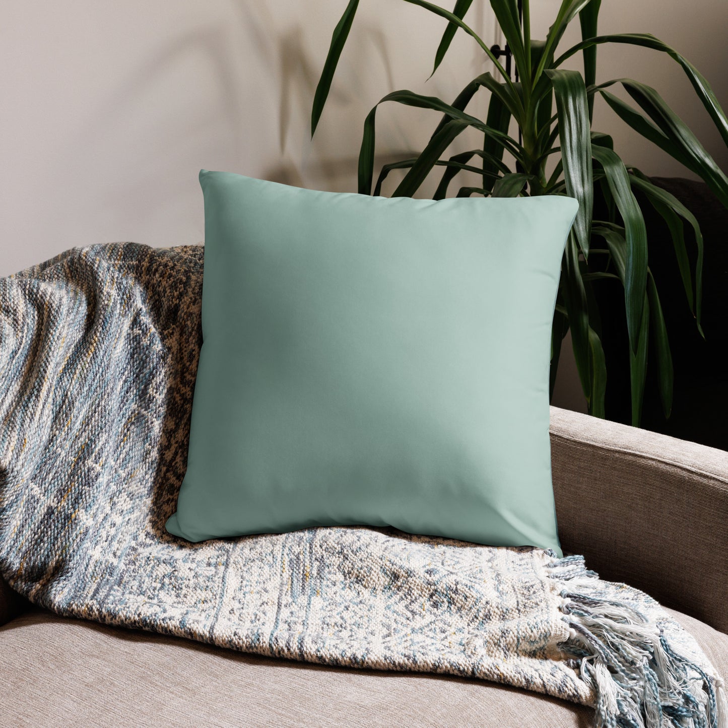 Rambo Pillow - Aquamarine Design - Artistic Gifts for Women - Art by Artist Tania Herrera from Aquamarine Design Studio