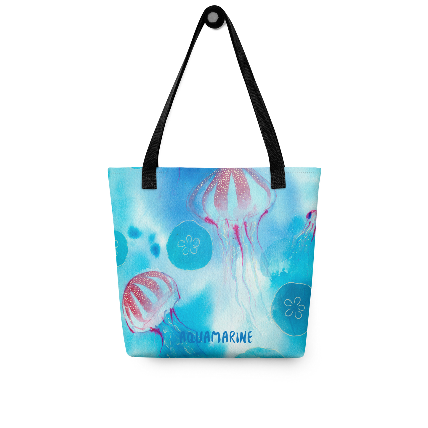Jelly flow Tote bag - Aquamarine Design - Artistic Gifts for Women - Art by Artist Tania Herrera from Aquamarine Design Studio