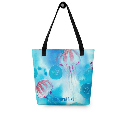 Jelly flow Tote bag - Aquamarine Design - Artistic Gifts for Women - Art by Artist Tania Herrera from Aquamarine Design Studio