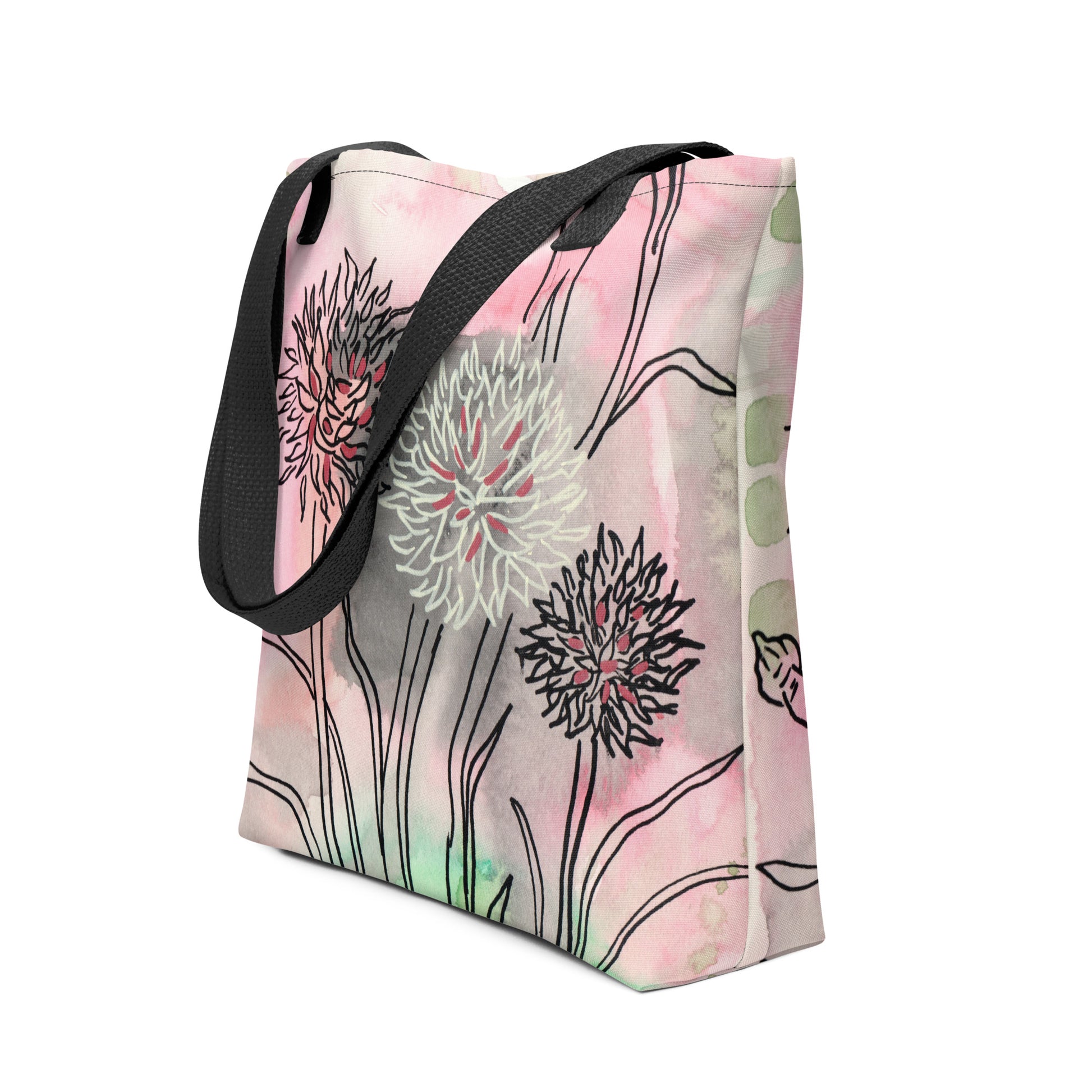 Cornflower Tote bag - Aquamarine Design - Artistic Gifts for Women - Art by Artist Tania Herrera from Aquamarine Design Studio