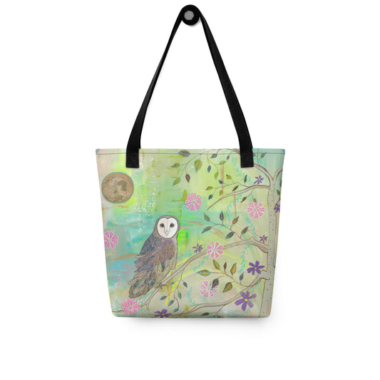 Colorful Night Tote bag - Aquamarine Design - Artistic Gifts for Women - Art by Artist Tania Herrera from Aquamarine Design Studio