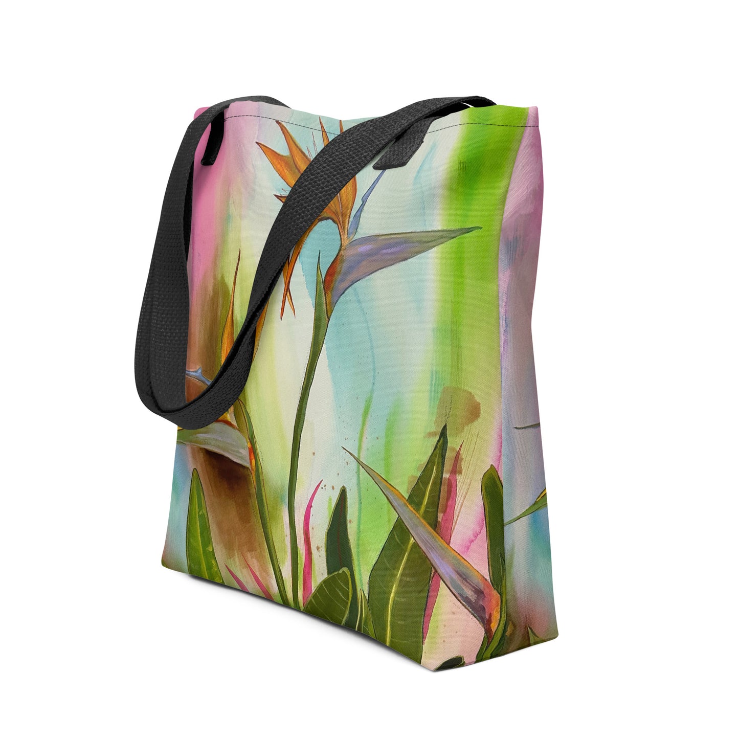 Birds of Paradise Tote bag - Aquamarine Design - Artistic Gifts for Women - Art by Artist Tania Herrera from Aquamarine Design Studio