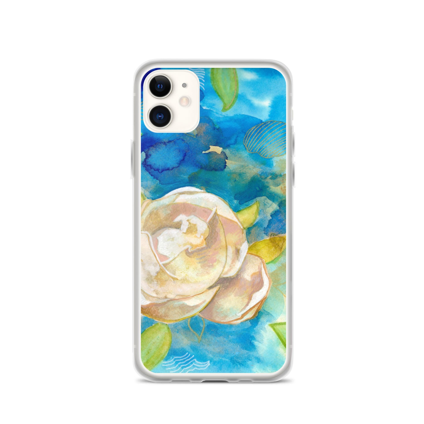 Clear Case for iPhone® - Aquamarine Design - Artistic Gifts for Women - Art by Artist Tania Herrera from Aquamarine Design Studio