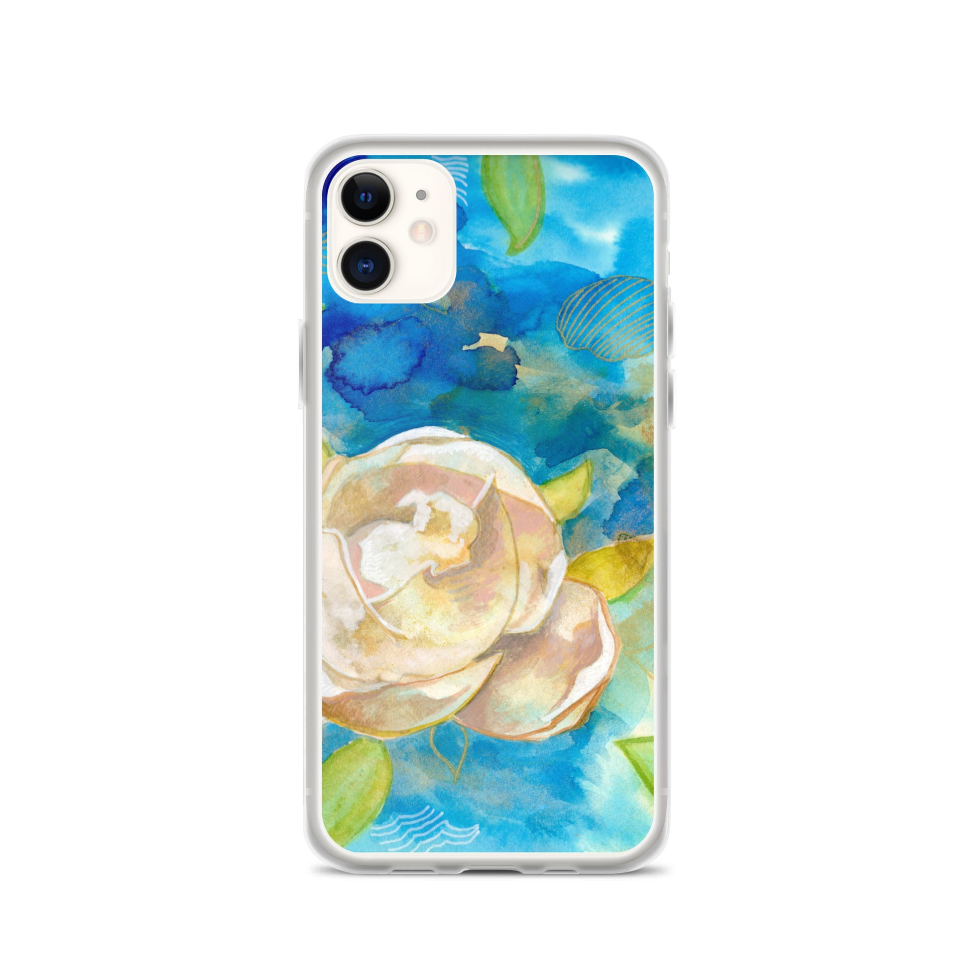 Clear Case for iPhone® - Aquamarine Design - Artistic Gifts for Women - Art by Artist Tania Herrera from Aquamarine Design Studio