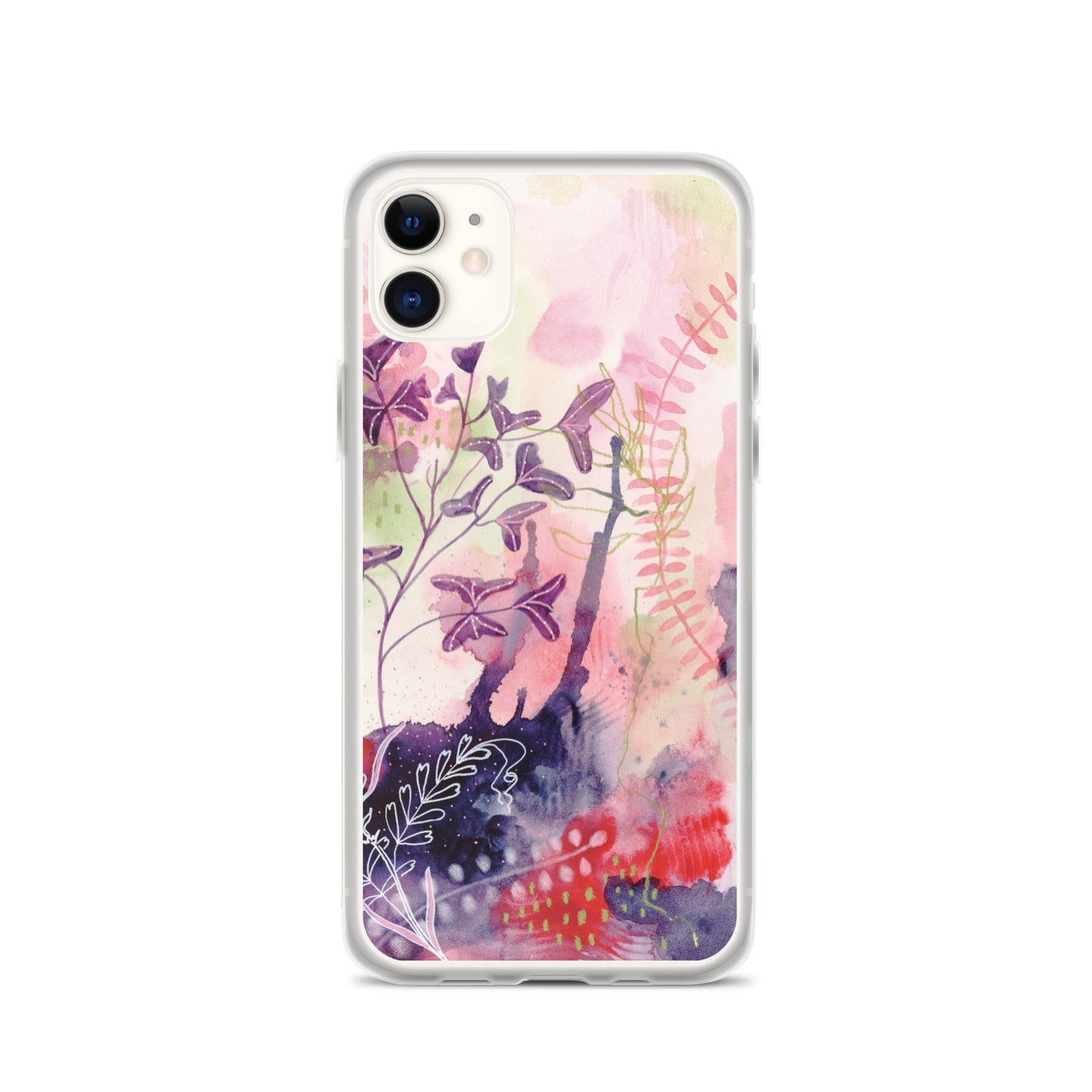 Playful Clear Case for iPhone® - Aquamarine Design - Artistic Gifts for Women - Art by Artist Tania Herrera from Aquamarine Design Studio