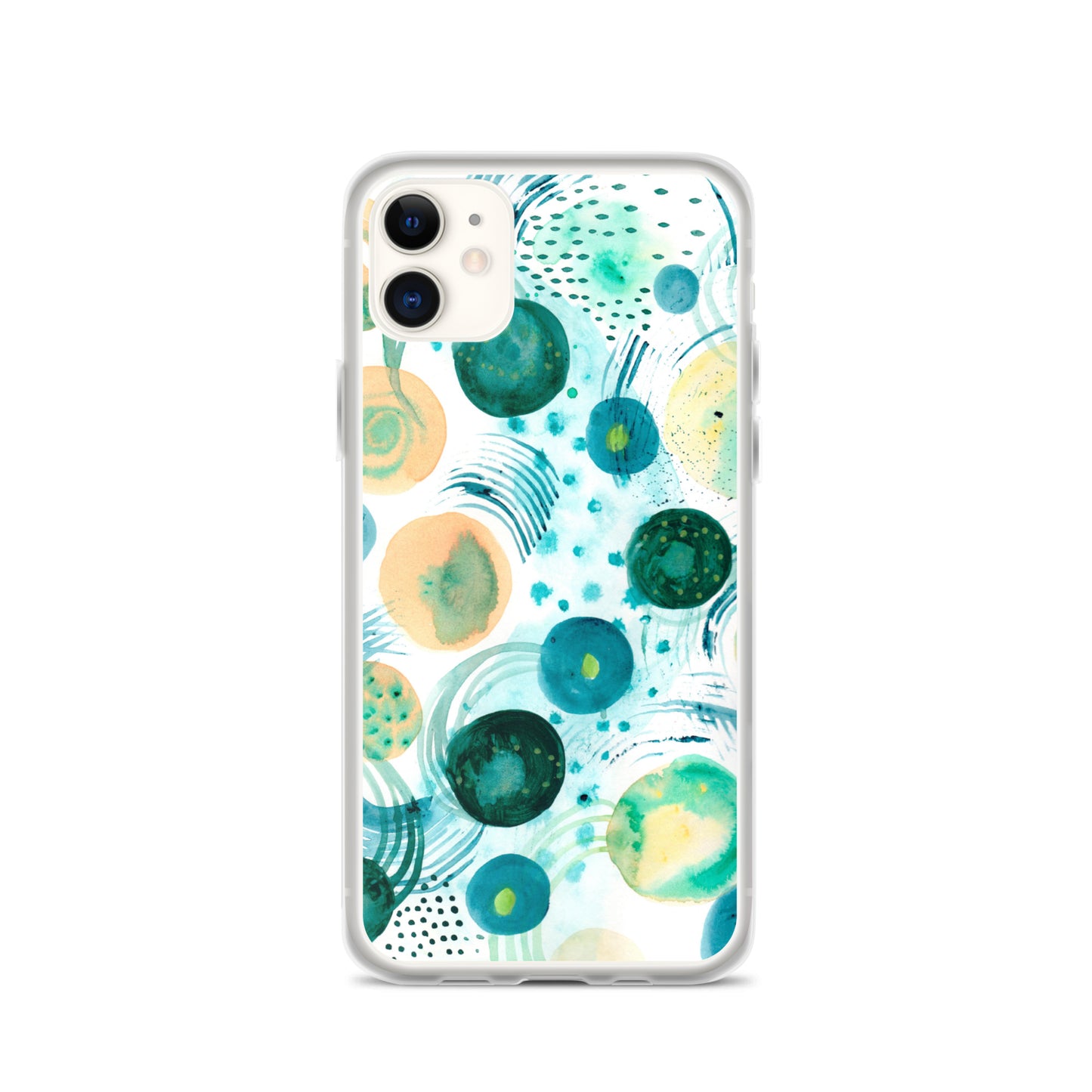 Geometrical Design Clear Case for iPhone® - Aquamarine Design - Artistic Gifts for Women - Art by Artist Tania Herrera from Aquamarine Design Studio