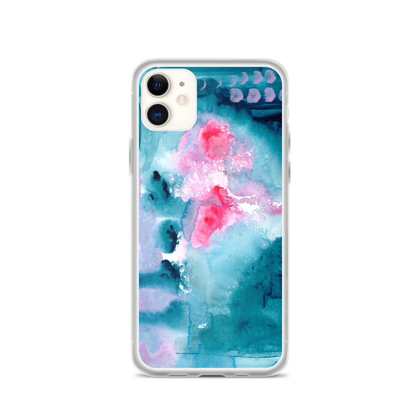 Magical Blue I Clear Case for iPhone® - Aquamarine Design - Artistic Gifts for Women - Art by Artist Tania Herrera from Aquamarine Design Studio
