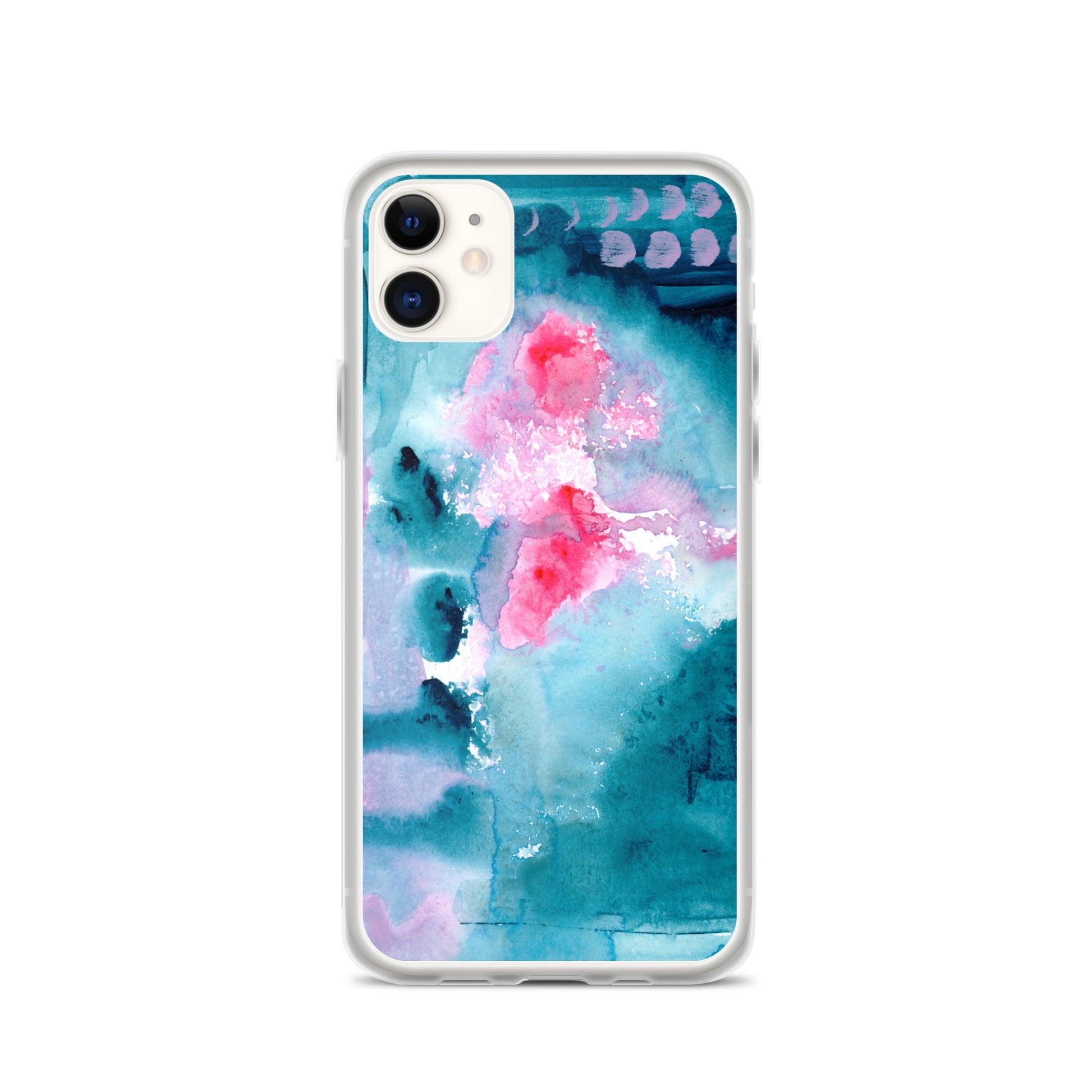 Magical Blue I Clear Case for iPhone® - Aquamarine Design - Artistic Gifts for Women - Art by Artist Tania Herrera from Aquamarine Design Studio