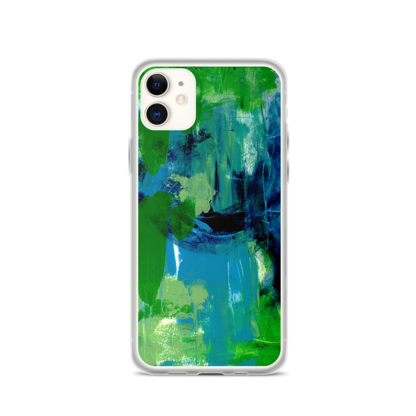 Cool Colors Clear Case for iPhone® - Aquamarine Design - Artistic Gifts for Women - Art by Artist Tania Herrera from Aquamarine Design Studio