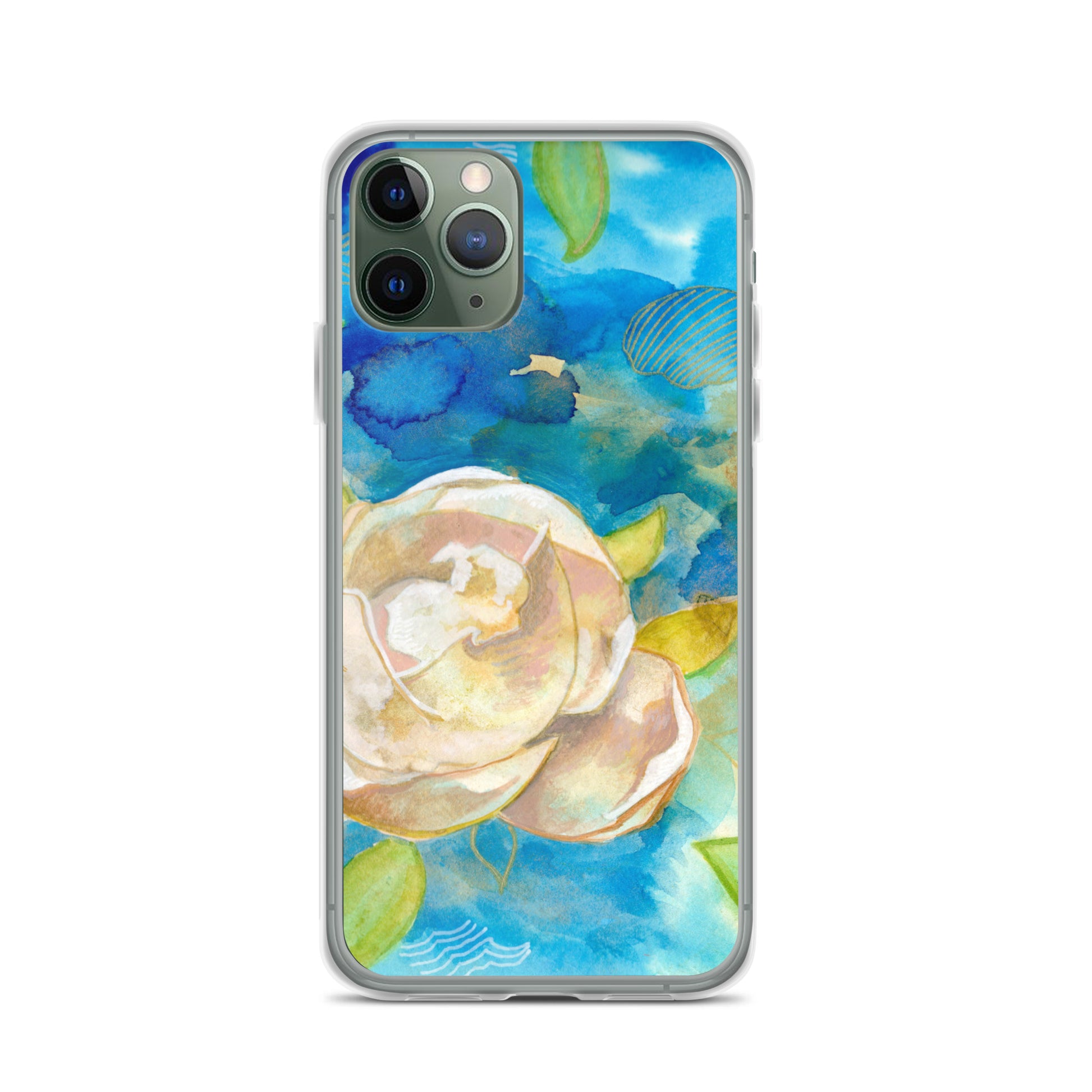 Clear Case for iPhone® - Aquamarine Design - Artistic Gifts for Women - Art by Artist Tania Herrera from Aquamarine Design Studio