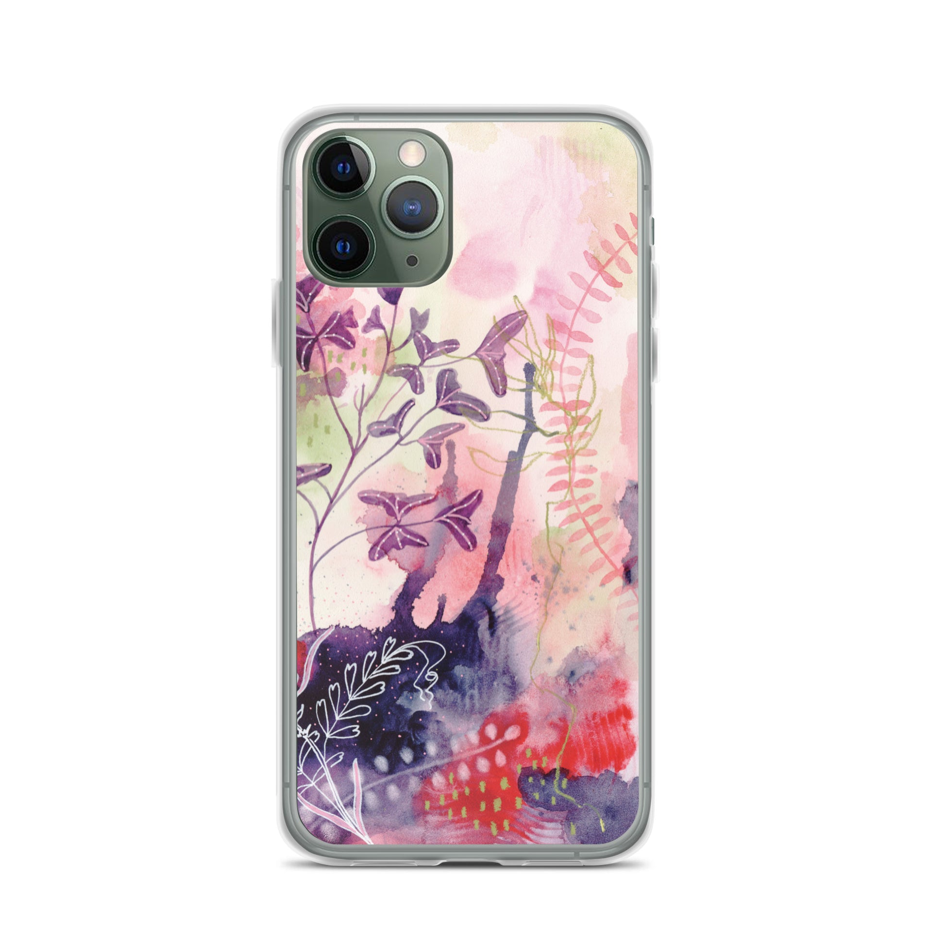Playful Clear Case for iPhone® - Aquamarine Design - Artistic Gifts for Women - Art by Artist Tania Herrera from Aquamarine Design Studio