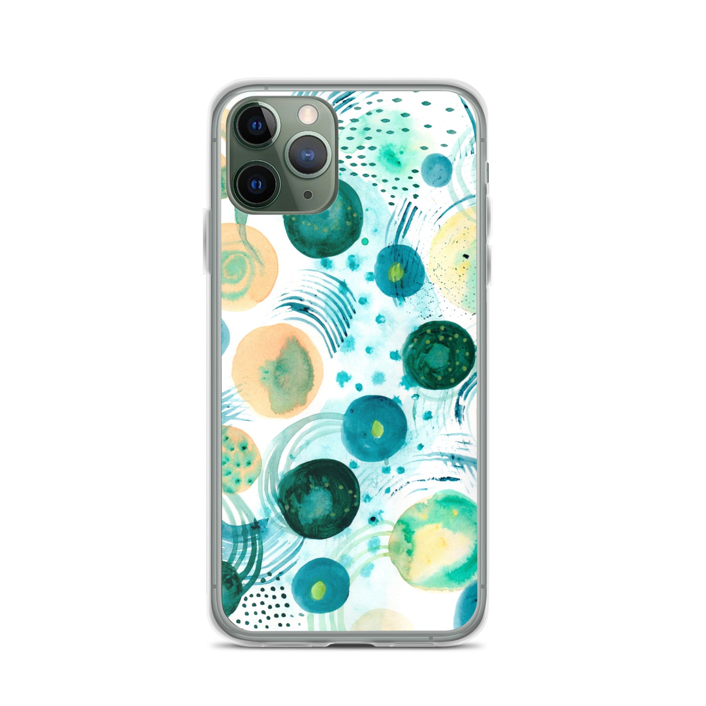 Geometrical Design Clear Case for iPhone® - Aquamarine Design - Artistic Gifts for Women - Art by Artist Tania Herrera from Aquamarine Design Studio