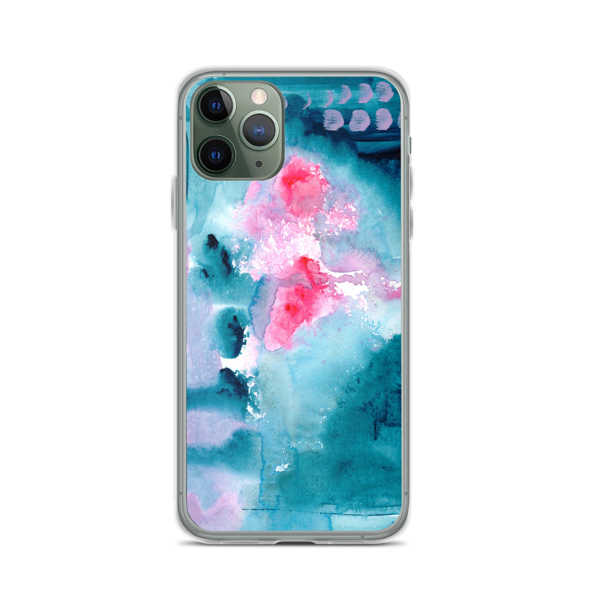 Magical Blue I Clear Case for iPhone® - Aquamarine Design - Artistic Gifts for Women - Art by Artist Tania Herrera from Aquamarine Design Studio