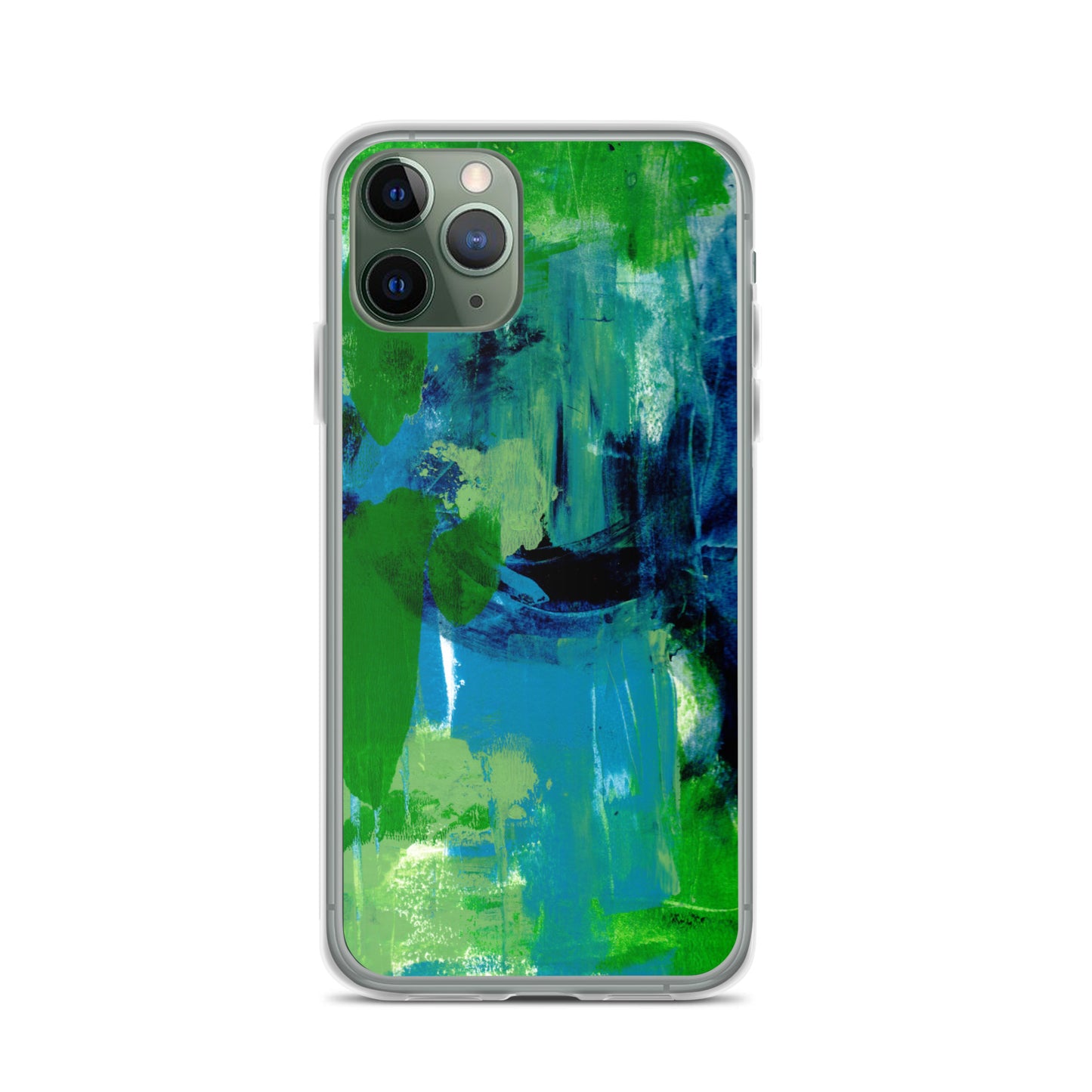 Cool Colors Clear Case for iPhone® - Aquamarine Design - Artistic Gifts for Women - Art by Artist Tania Herrera from Aquamarine Design Studio
