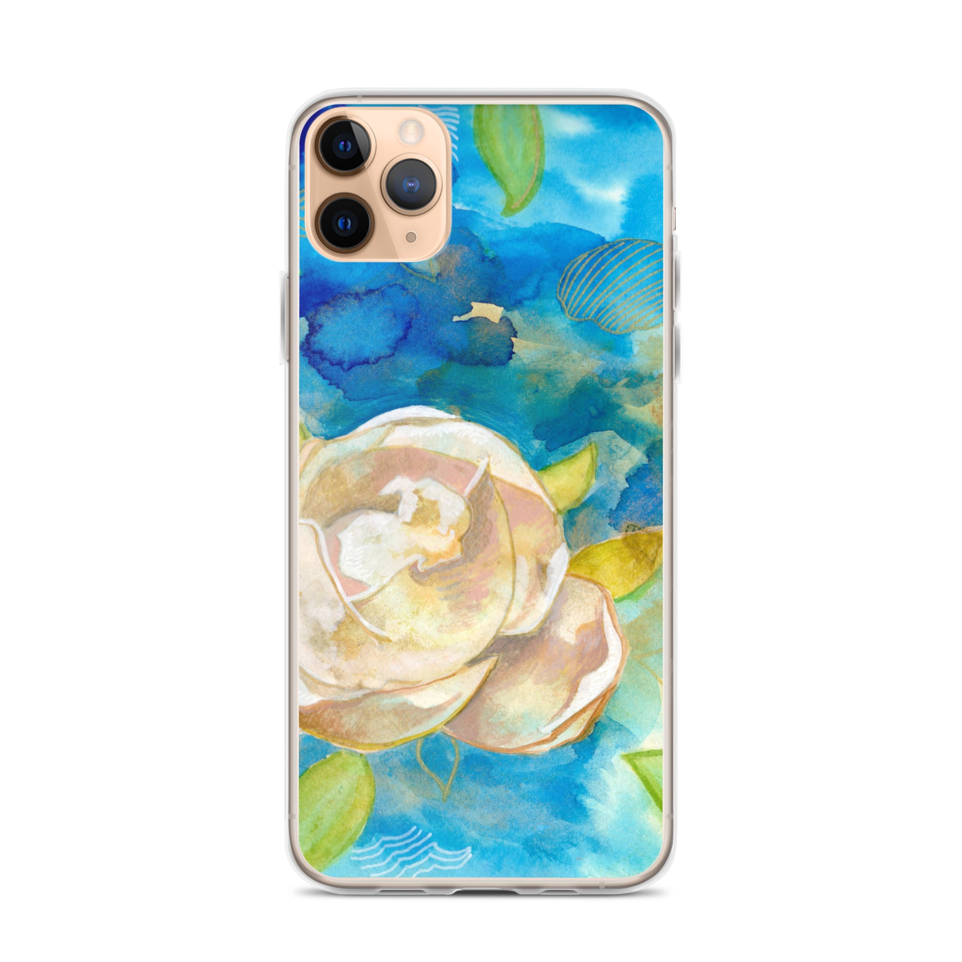 Clear Case for iPhone® - Aquamarine Design - Artistic Gifts for Women - Art by Artist Tania Herrera from Aquamarine Design Studio