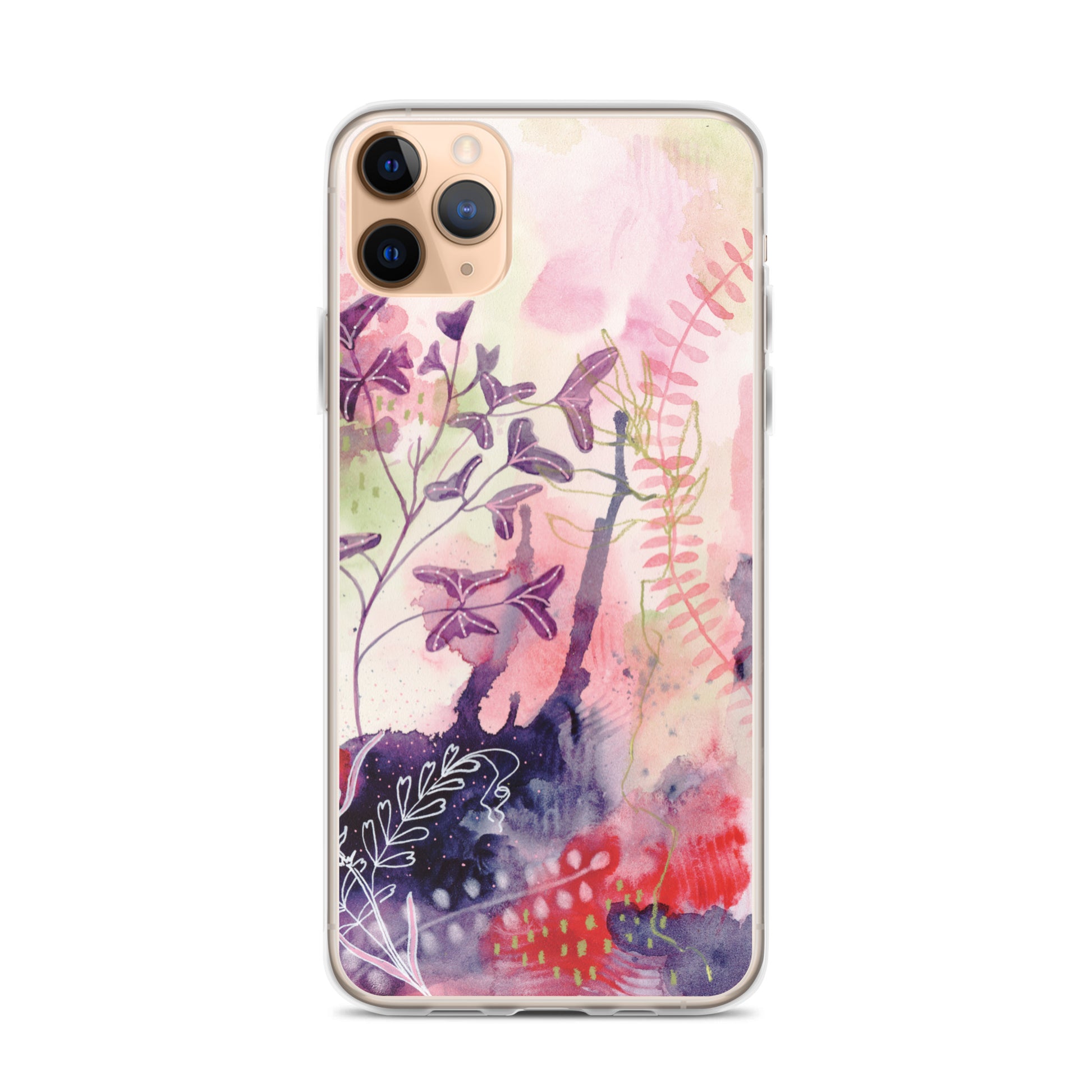 Playful Clear Case for iPhone® - Aquamarine Design - Artistic Gifts for Women - Art by Artist Tania Herrera from Aquamarine Design Studio