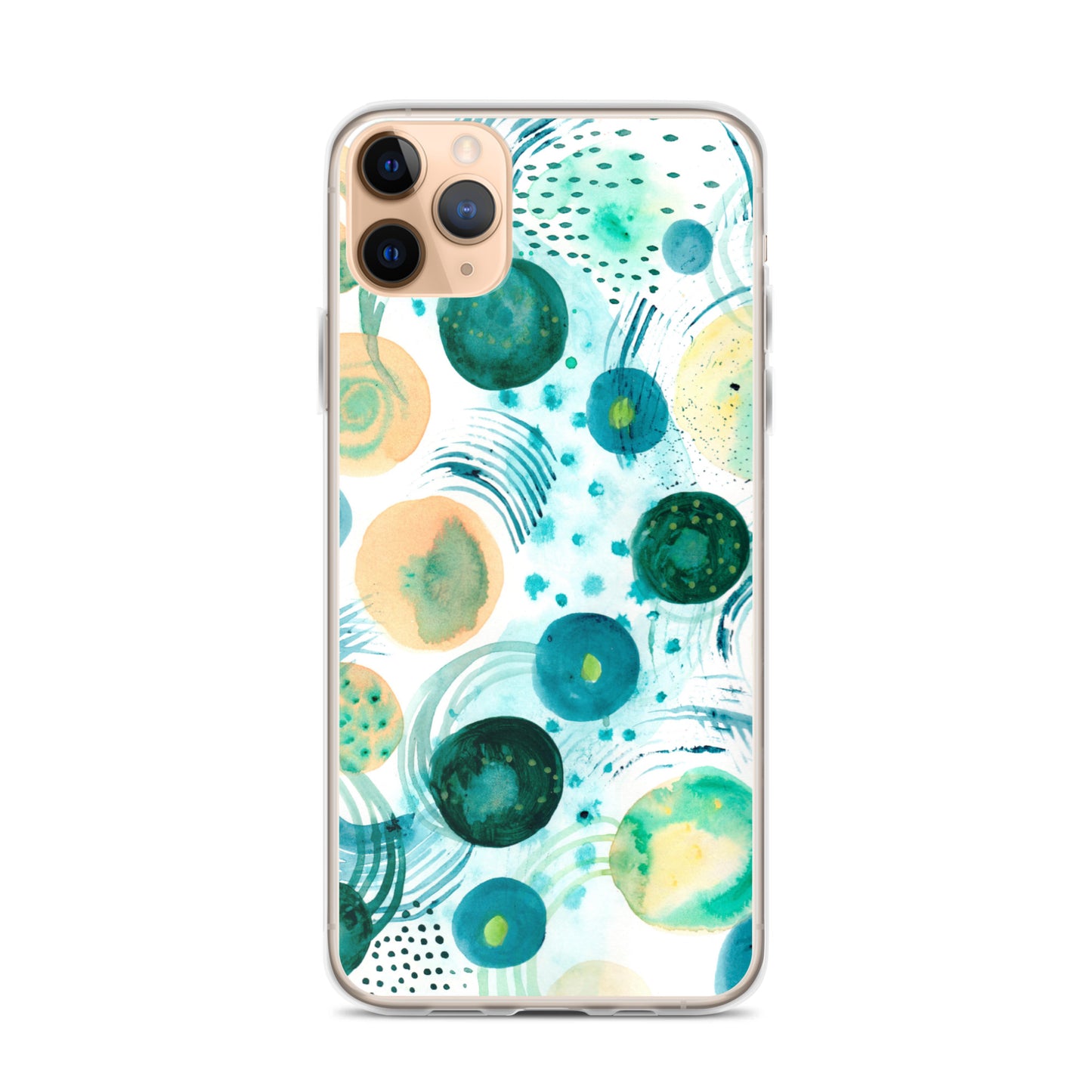 Geometrical Design Clear Case for iPhone® - Aquamarine Design - Artistic Gifts for Women - Art by Artist Tania Herrera from Aquamarine Design Studio