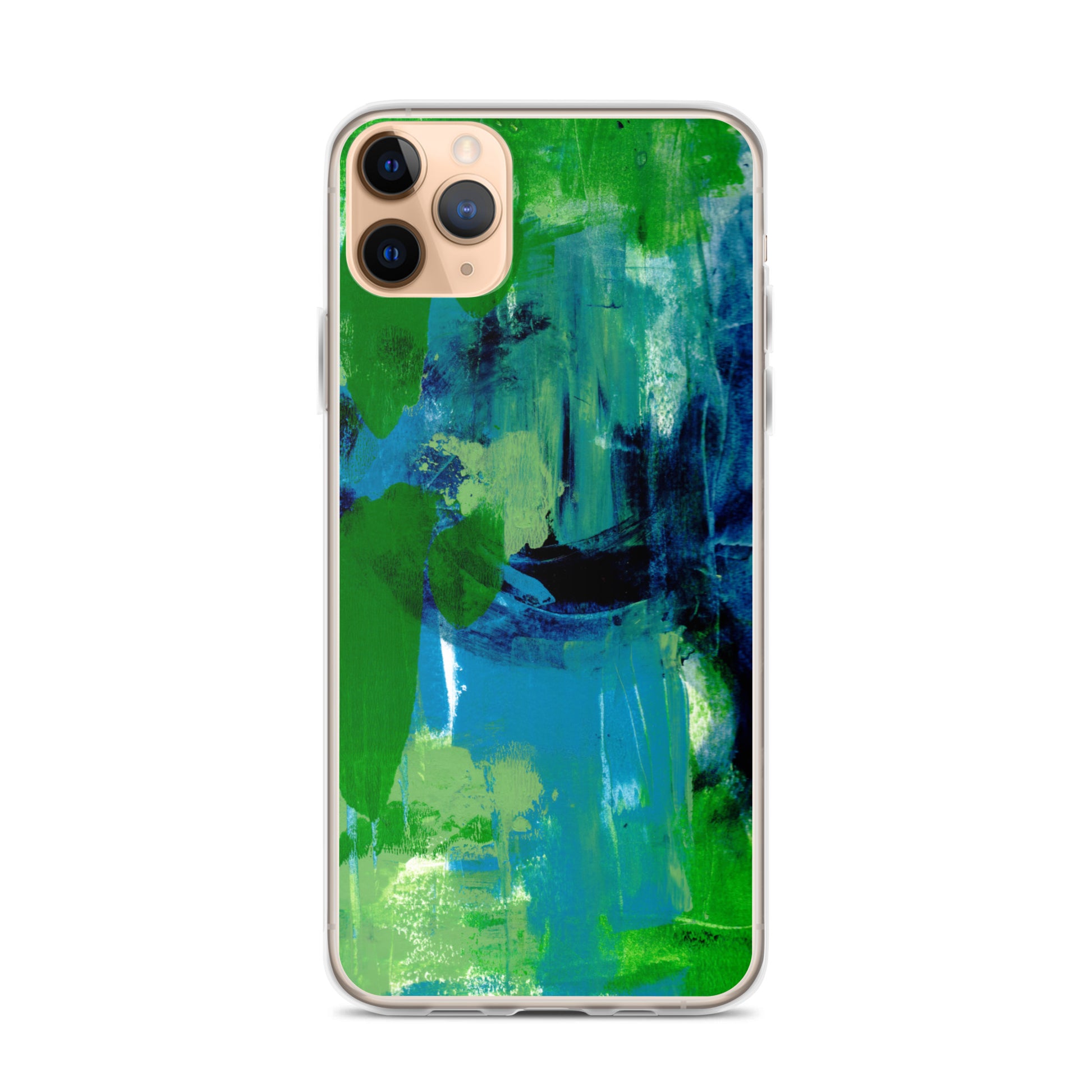 Cool Colors Clear Case for iPhone® - Aquamarine Design - Artistic Gifts for Women - Art by Artist Tania Herrera from Aquamarine Design Studio