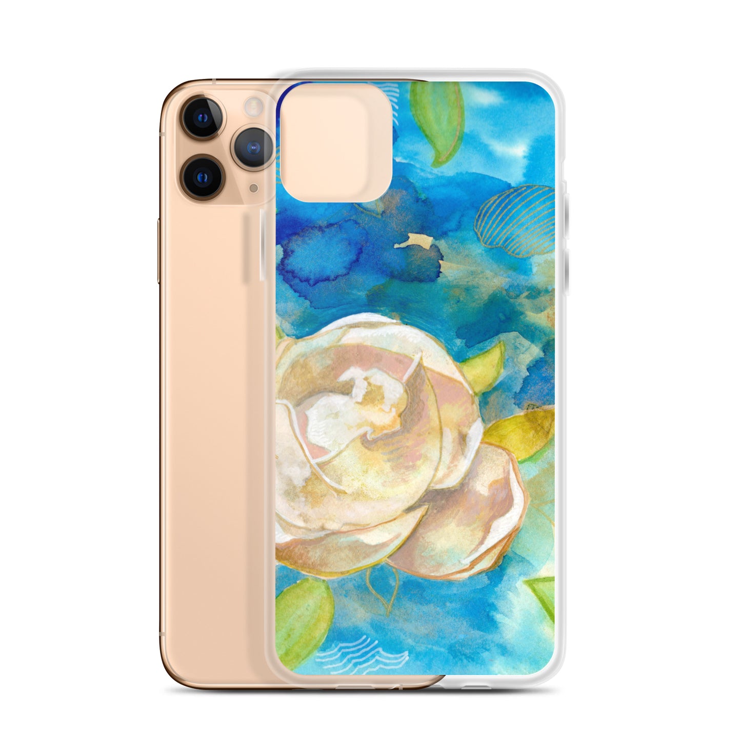 Clear Case for iPhone® - Aquamarine Design - Artistic Gifts for Women - Art by Artist Tania Herrera from Aquamarine Design Studio