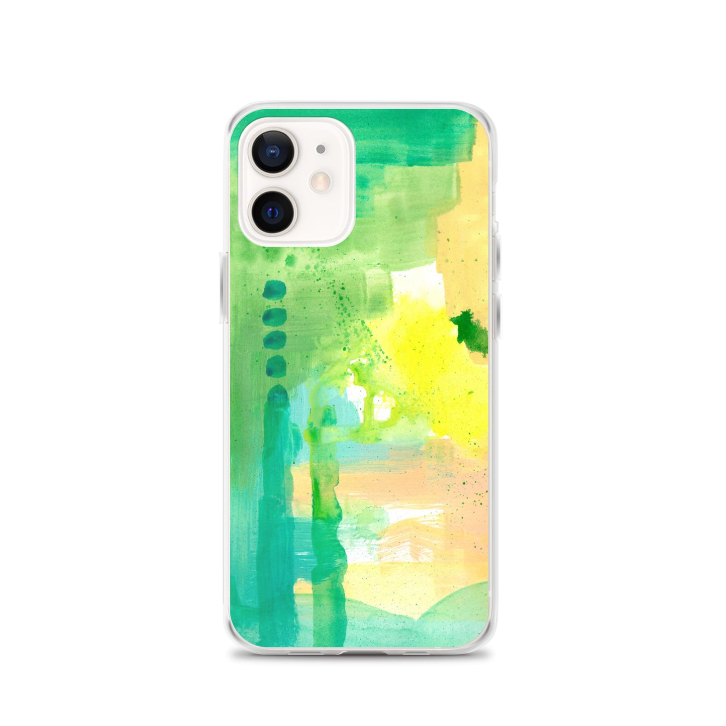Aqua Abstract Design II Clear Case for iPhone® - Aquamarine Design - Artistic Gifts for Women - Art by Artist Tania Herrera from Aquamarine Design Studio
