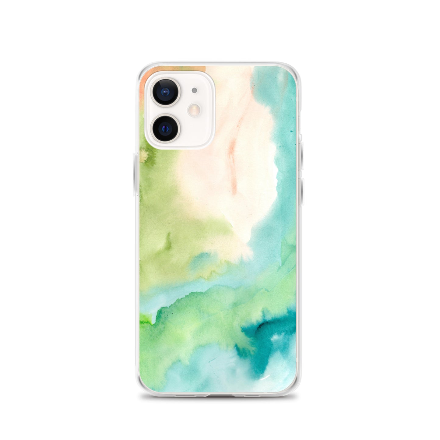 Soft Green Clear Case for iPhone® - Aquamarine Design - Artistic Gifts for Women - Art by Artist Tania Herrera from Aquamarine Design Studio