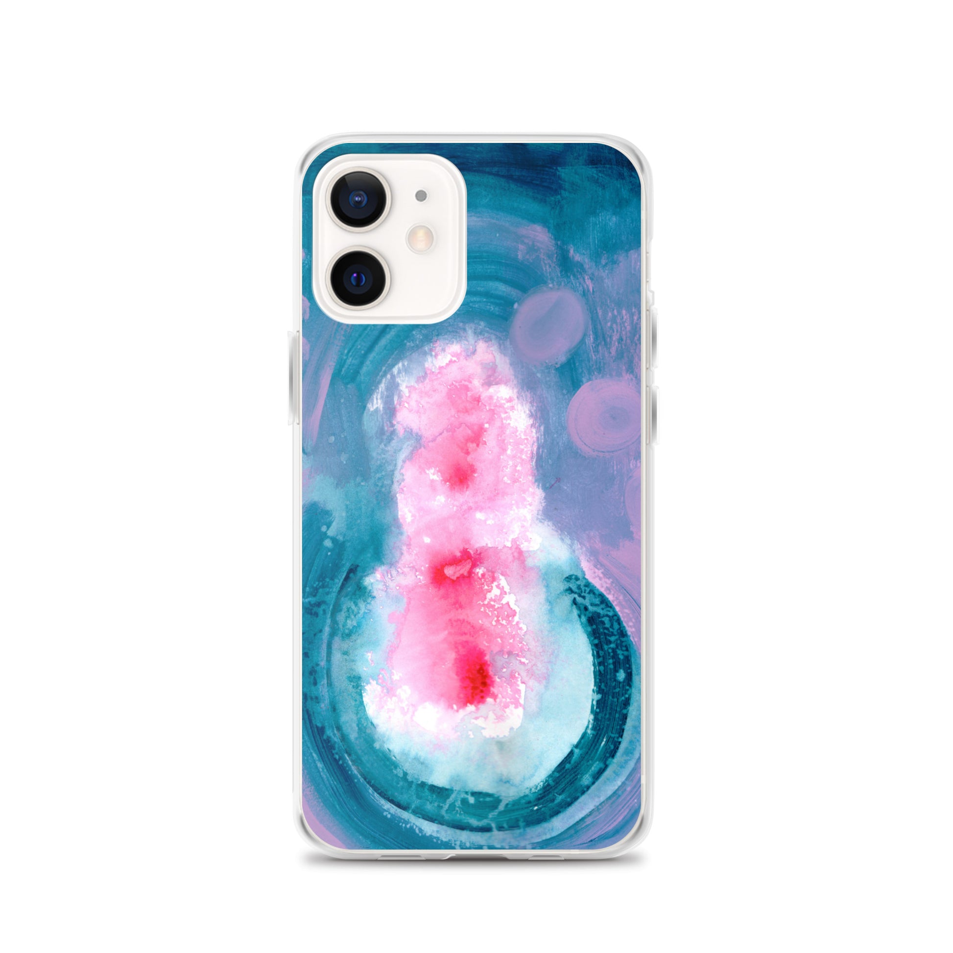 Magical Blue II Clear Case for iPhone® - Aquamarine Design - Artistic Gifts for Women - Art by Artist Tania Herrera from Aquamarine Design Studio