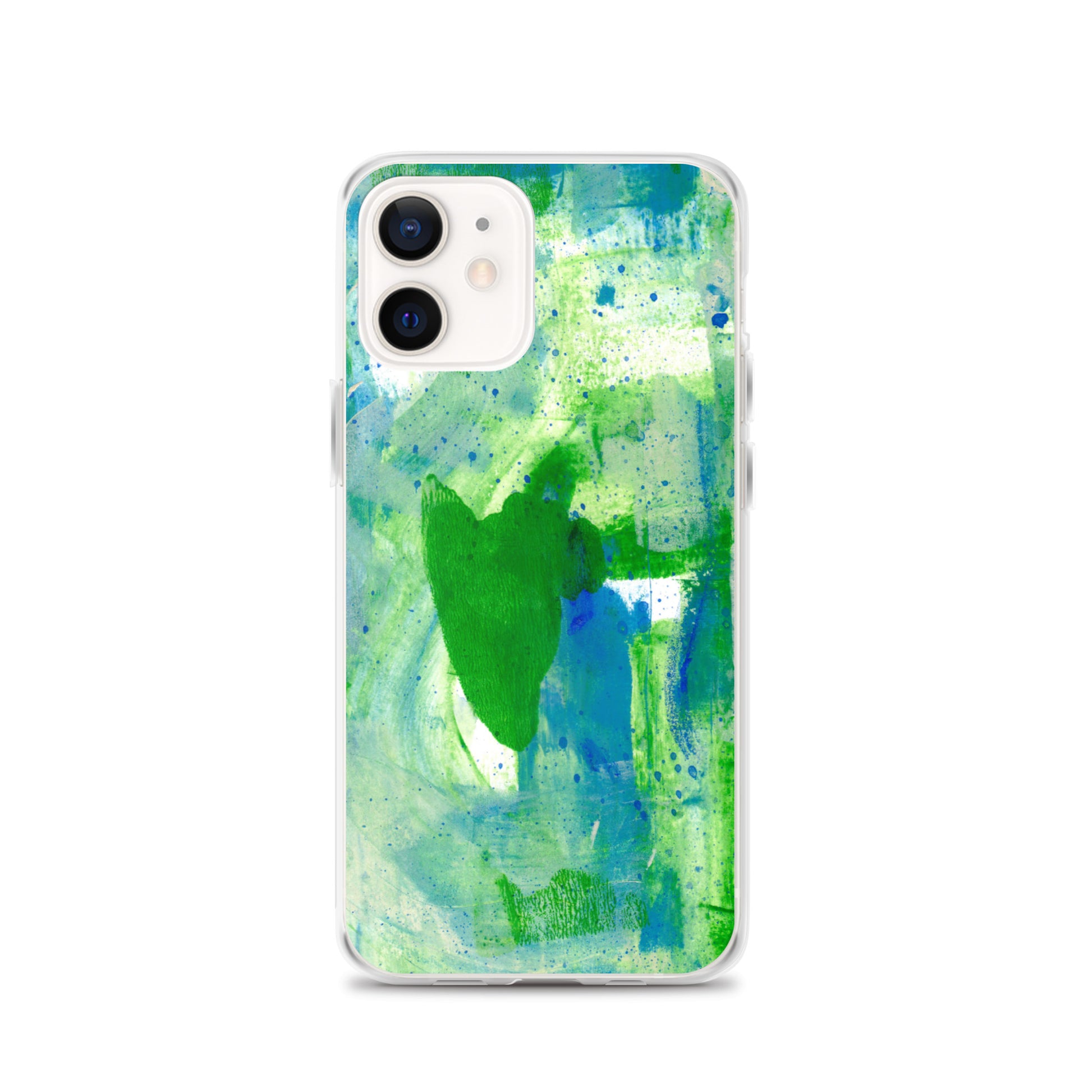 Green Mist Clear Case for iPhone® - Aquamarine Design - Artistic Gifts for Women - Art by Artist Tania Herrera from Aquamarine Design Studio