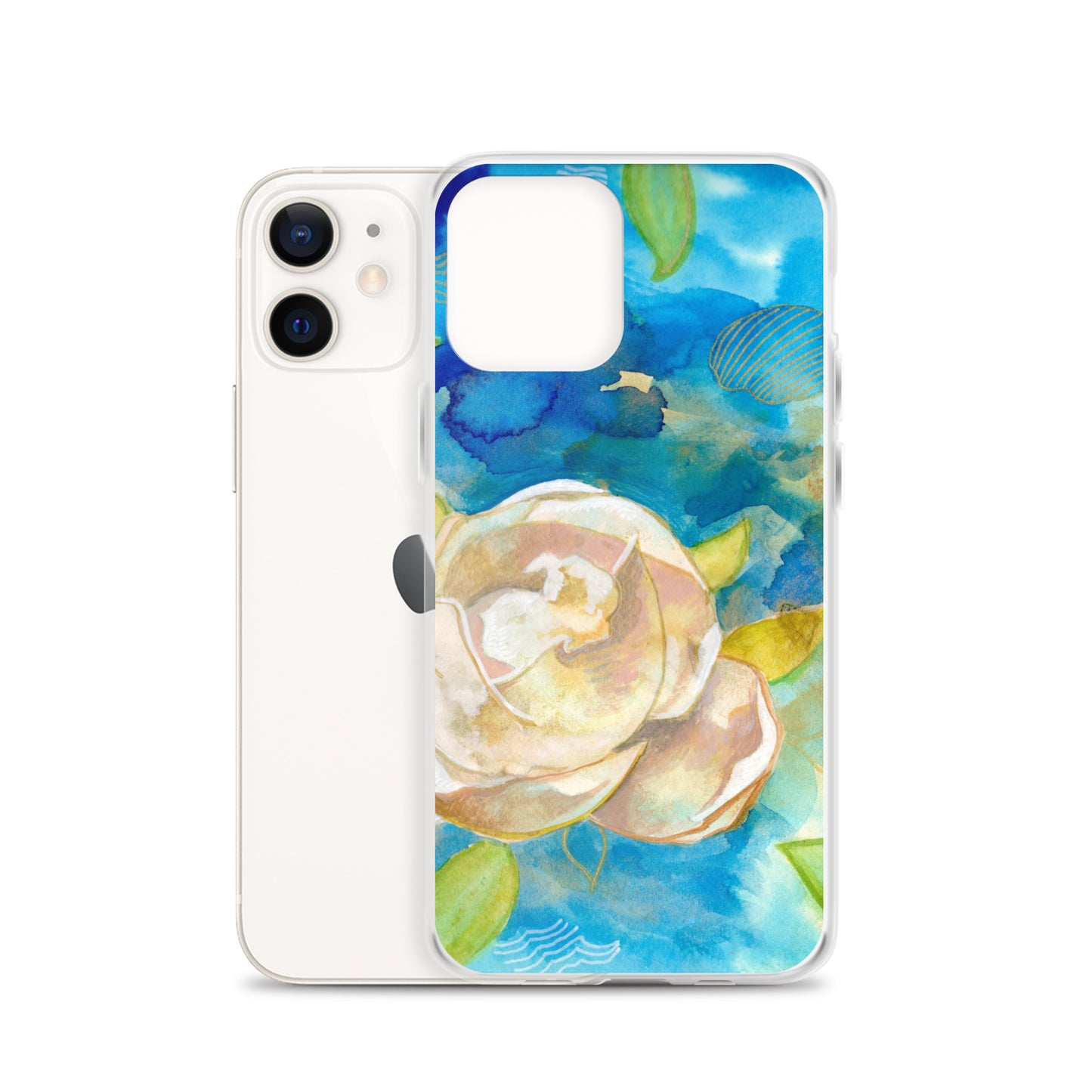Clear Case for iPhone® - Aquamarine Design - Artistic Gifts for Women - Art by Artist Tania Herrera from Aquamarine Design Studio