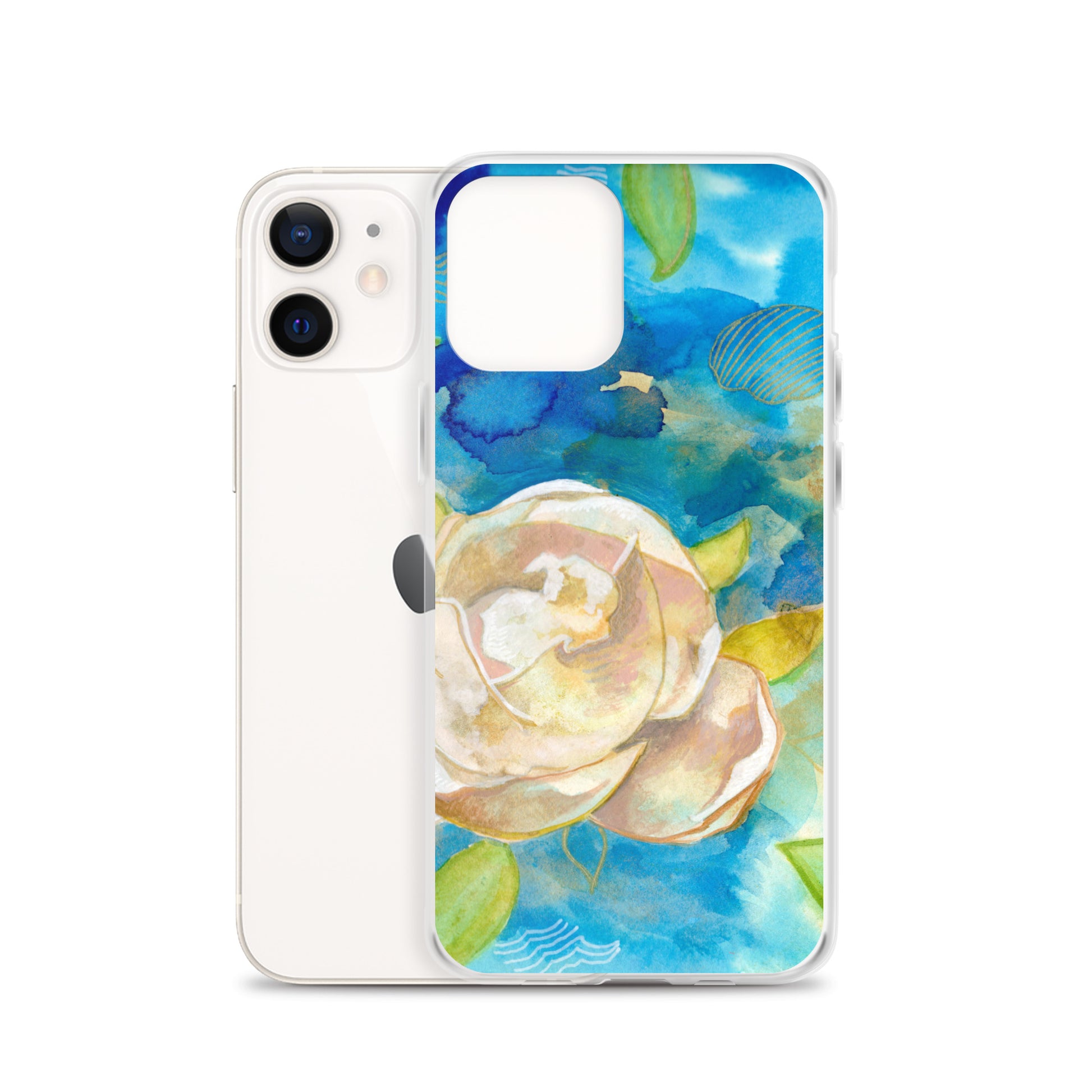 Clear Case for iPhone® - Aquamarine Design - Artistic Gifts for Women - Art by Artist Tania Herrera from Aquamarine Design Studio
