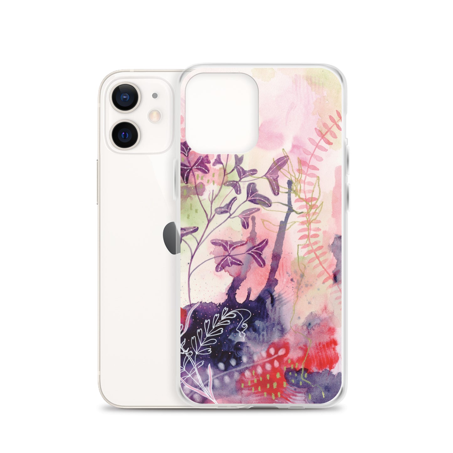 Playful Clear Case for iPhone® - Aquamarine Design - Artistic Gifts for Women - Art by Artist Tania Herrera from Aquamarine Design Studio