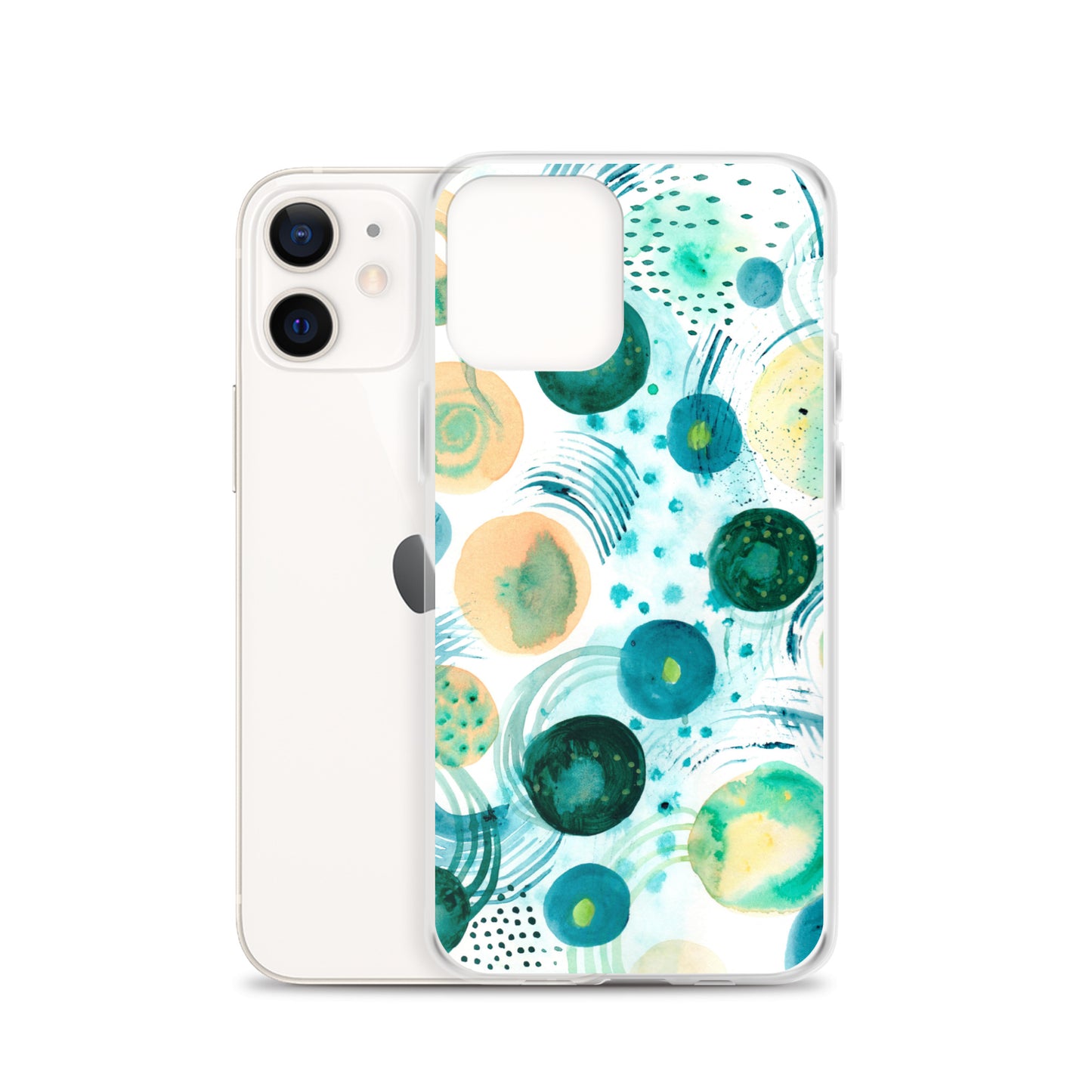 Geometrical Design Clear Case for iPhone® - Aquamarine Design - Artistic Gifts for Women - Art by Artist Tania Herrera from Aquamarine Design Studio