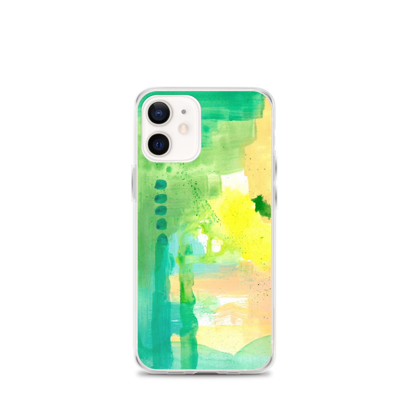 Aqua Abstract Design II Clear Case for iPhone® - Aquamarine Design - Artistic Gifts for Women - Art by Artist Tania Herrera from Aquamarine Design Studio