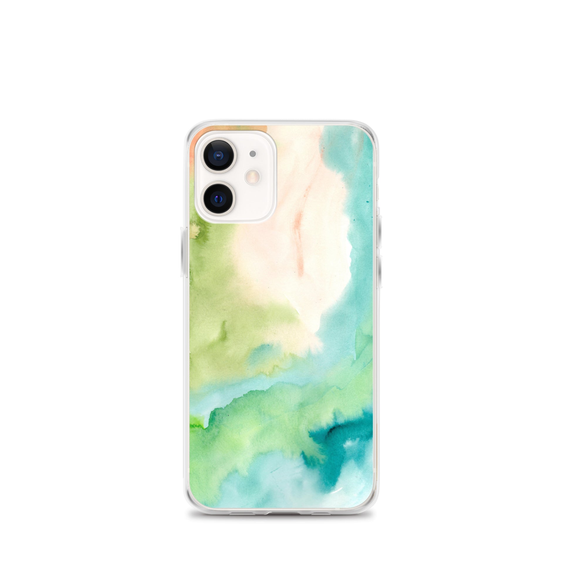 Soft Green Clear Case for iPhone® - Aquamarine Design - Artistic Gifts for Women - Art by Artist Tania Herrera from Aquamarine Design Studio