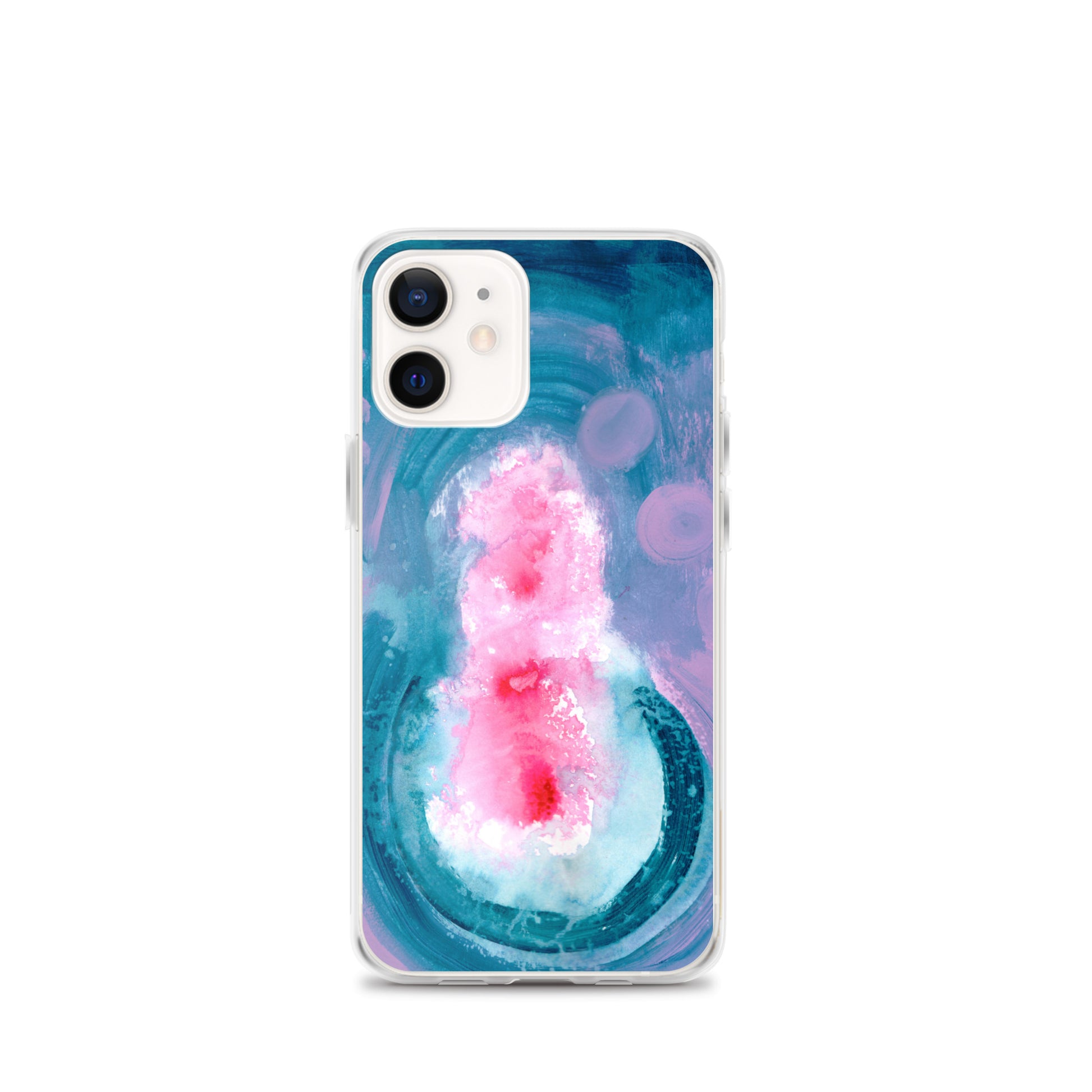 Magical Blue II Clear Case for iPhone® - Aquamarine Design - Artistic Gifts for Women - Art by Artist Tania Herrera from Aquamarine Design Studio