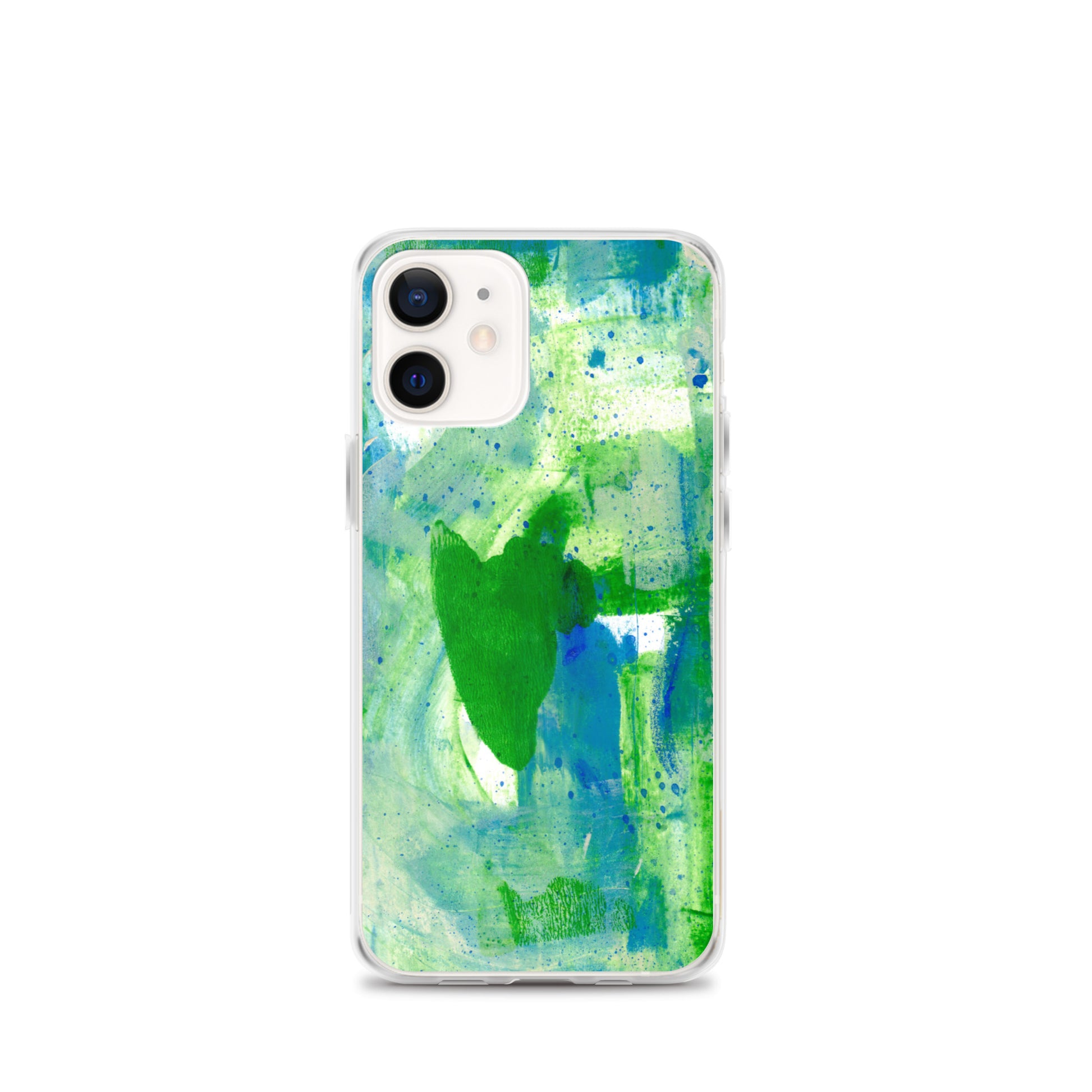 Green Mist Clear Case for iPhone® - Aquamarine Design - Artistic Gifts for Women - Art by Artist Tania Herrera from Aquamarine Design Studio