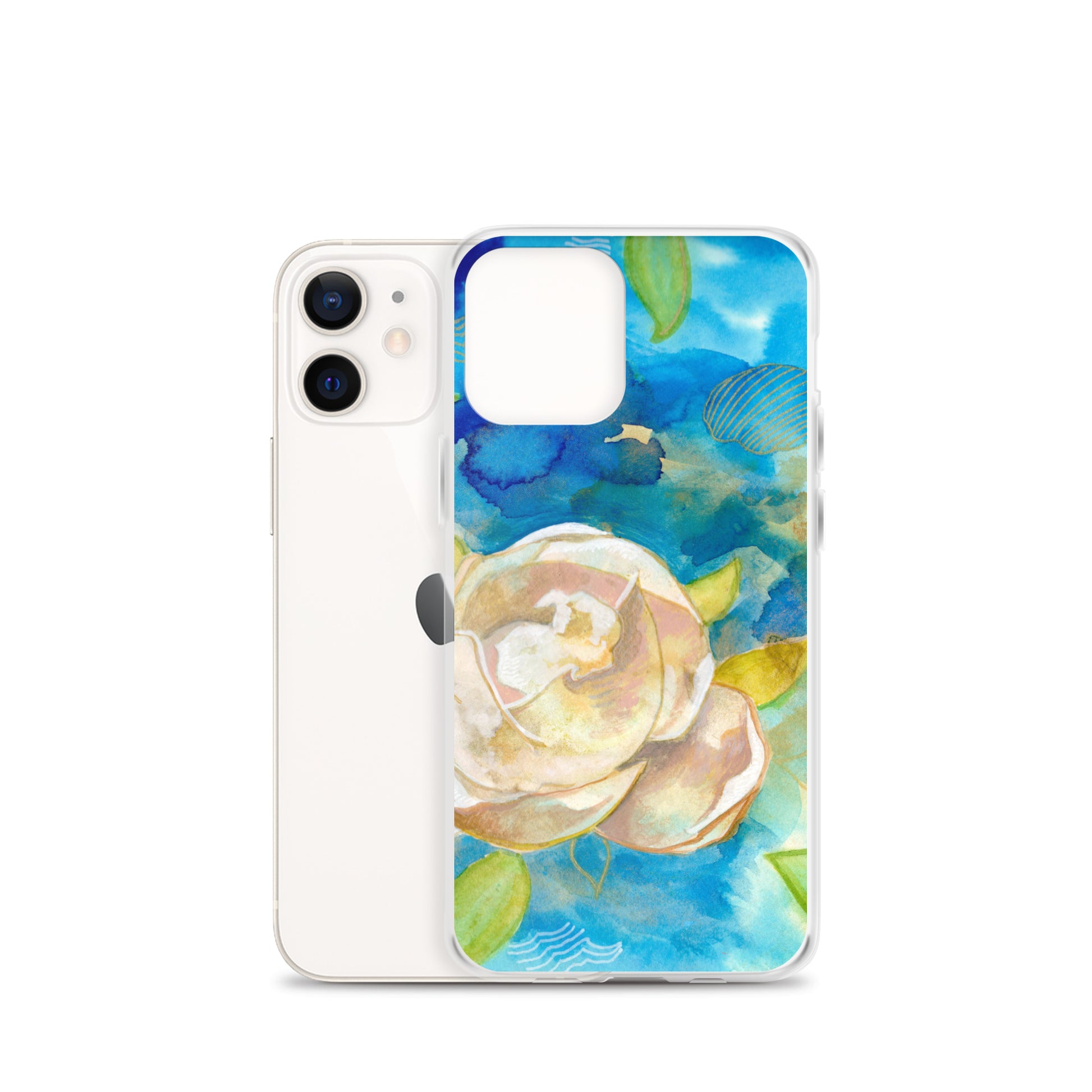 Clear Case for iPhone® - Aquamarine Design - Artistic Gifts for Women - Art by Artist Tania Herrera from Aquamarine Design Studio