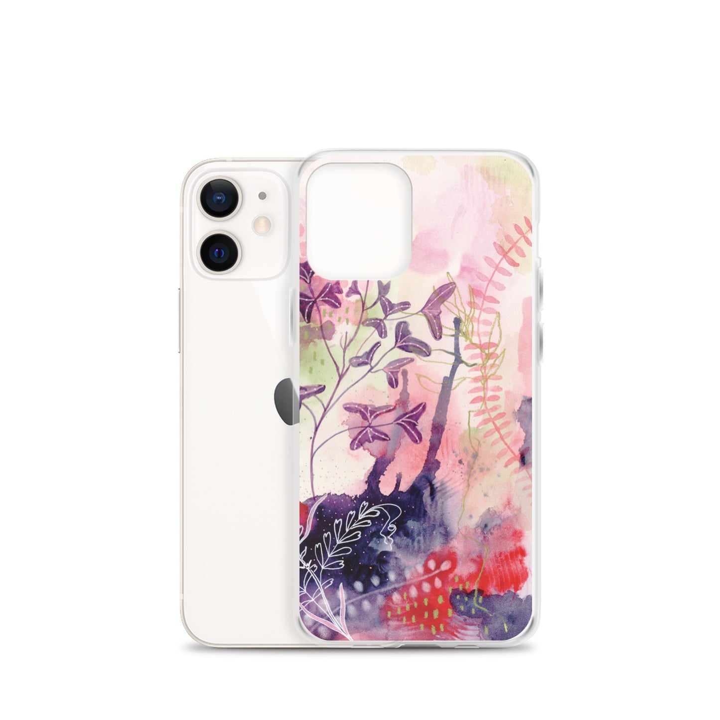 Playful Clear Case for iPhone® - Aquamarine Design - Artistic Gifts for Women - Art by Artist Tania Herrera from Aquamarine Design Studio