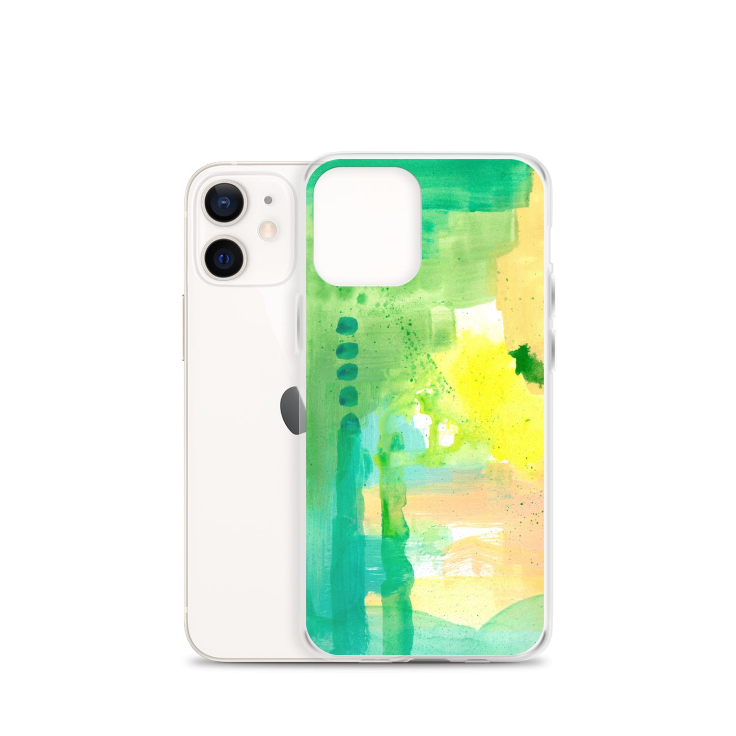 Aqua Abstract Design II Clear Case for iPhone® - Aquamarine Design - Artistic Gifts for Women - Art by Artist Tania Herrera from Aquamarine Design Studio