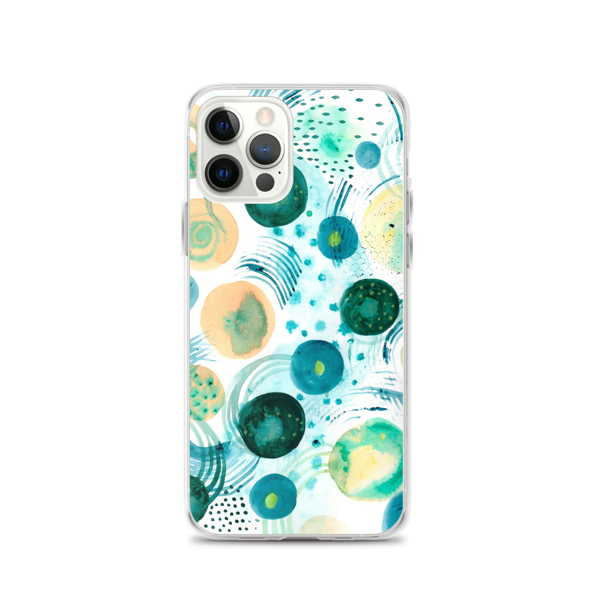 Geometrical Design Clear Case for iPhone® - Aquamarine Design - Artistic Gifts for Women - Art by Artist Tania Herrera from Aquamarine Design Studio