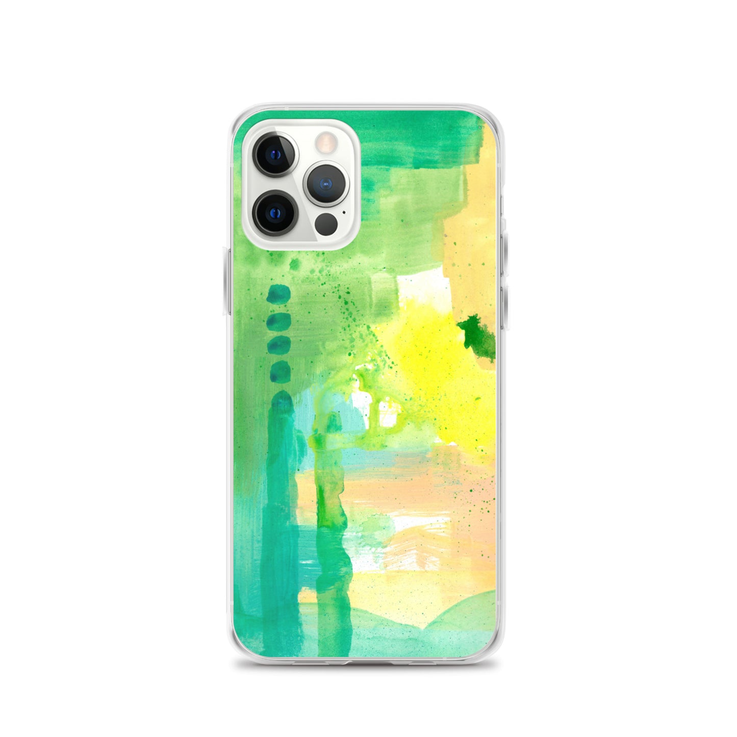 Aqua Abstract Design II Clear Case for iPhone® - Aquamarine Design - Artistic Gifts for Women - Art by Artist Tania Herrera from Aquamarine Design Studio