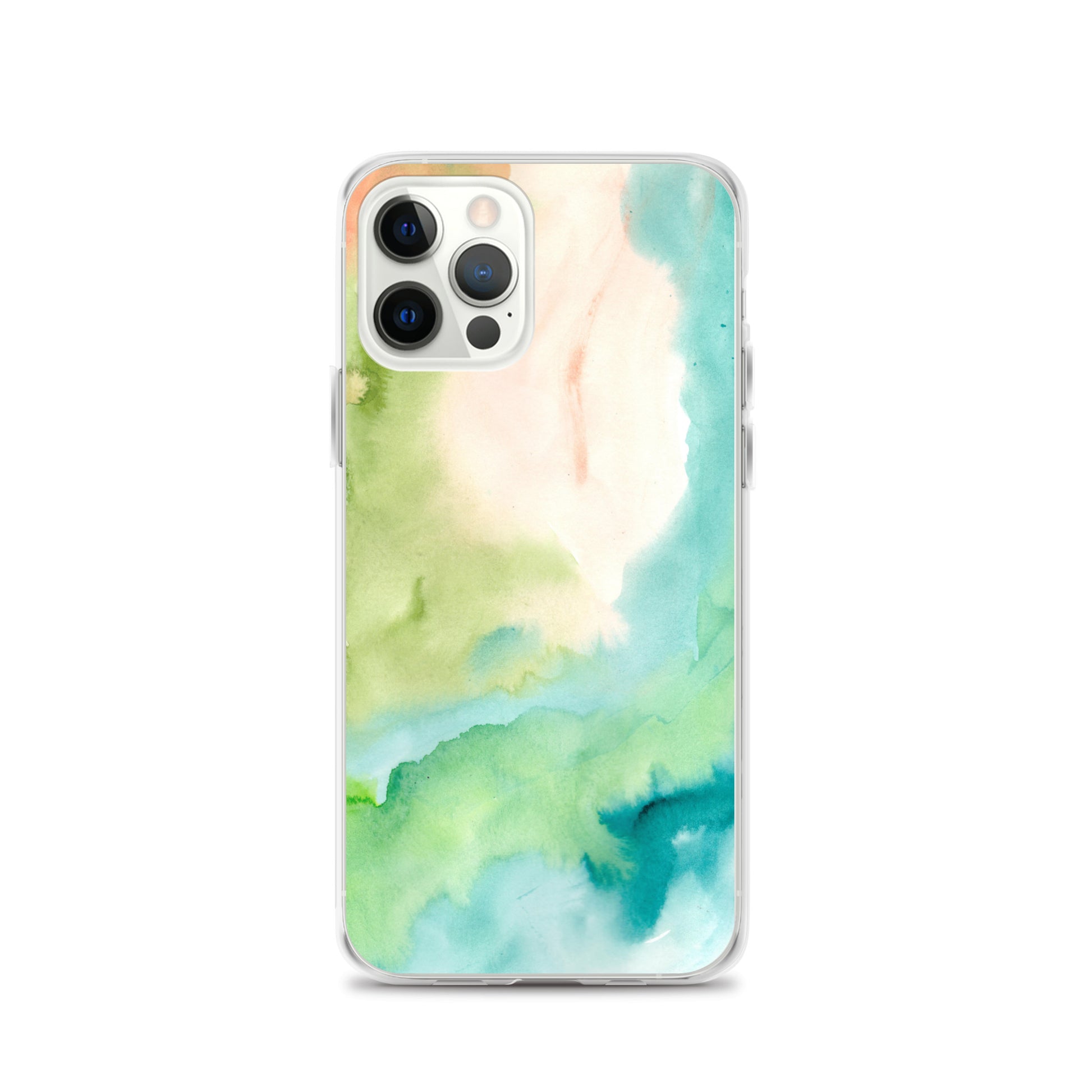 Soft Green Clear Case for iPhone® - Aquamarine Design - Artistic Gifts for Women - Art by Artist Tania Herrera from Aquamarine Design Studio