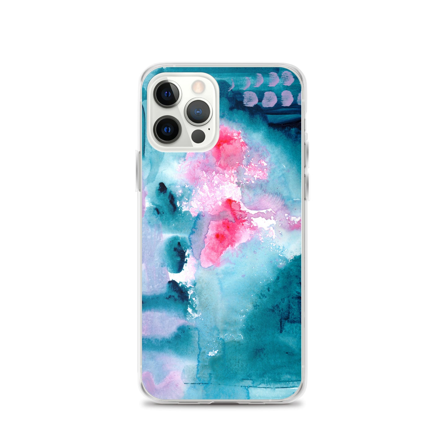 Magical Blue I Clear Case for iPhone® - Aquamarine Design - Artistic Gifts for Women - Art by Artist Tania Herrera from Aquamarine Design Studio
