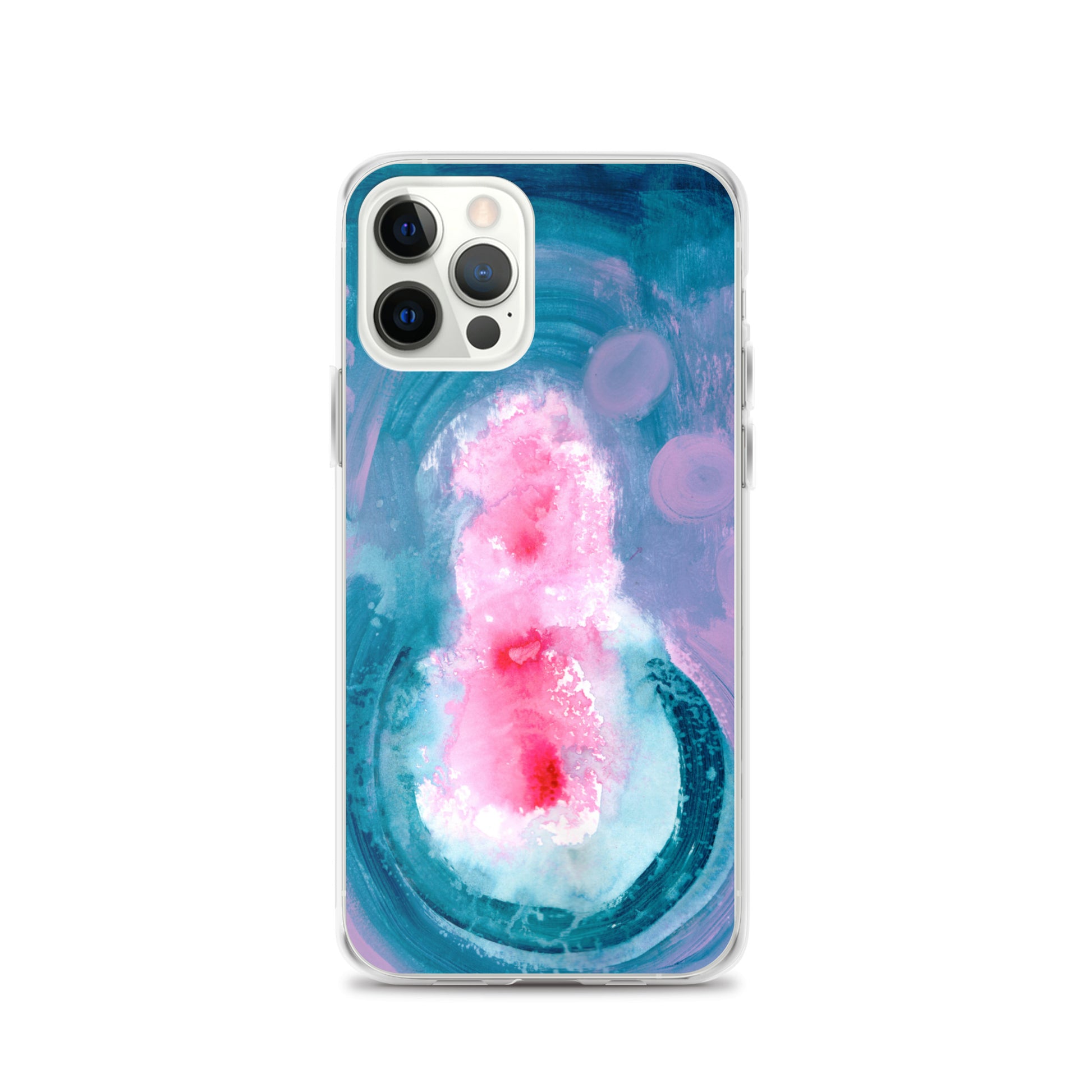 Magical Blue II Clear Case for iPhone® - Aquamarine Design - Artistic Gifts for Women - Art by Artist Tania Herrera from Aquamarine Design Studio