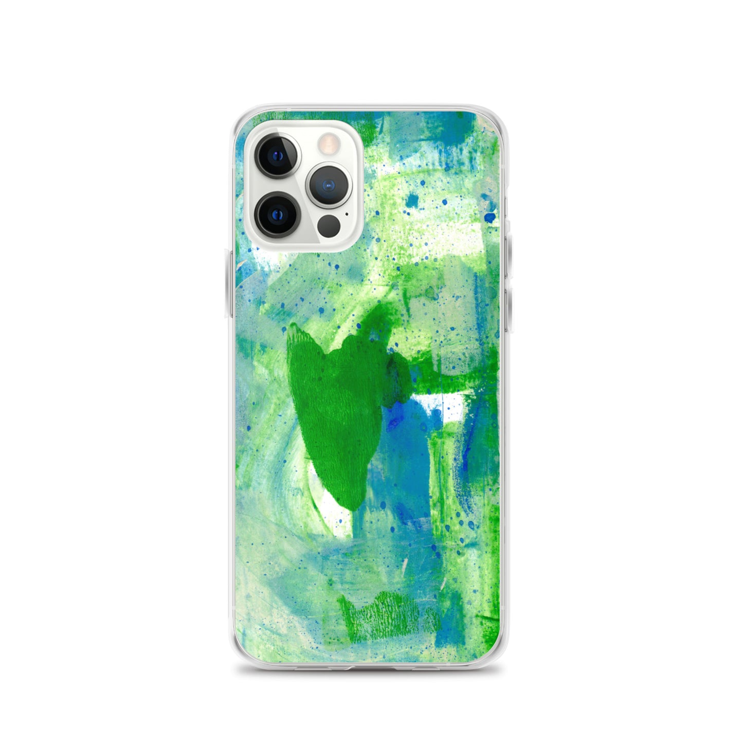 Green Mist Clear Case for iPhone® - Aquamarine Design - Artistic Gifts for Women - Art by Artist Tania Herrera from Aquamarine Design Studio