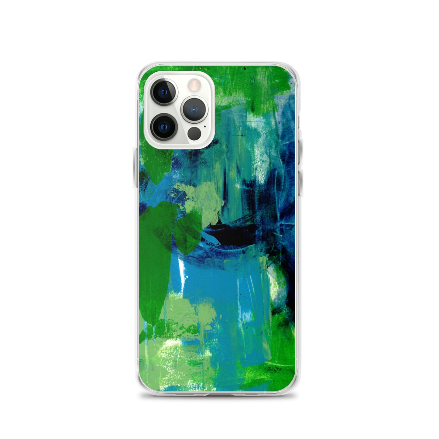 Cool Colors Clear Case for iPhone® - Aquamarine Design - Artistic Gifts for Women - Art by Artist Tania Herrera from Aquamarine Design Studio