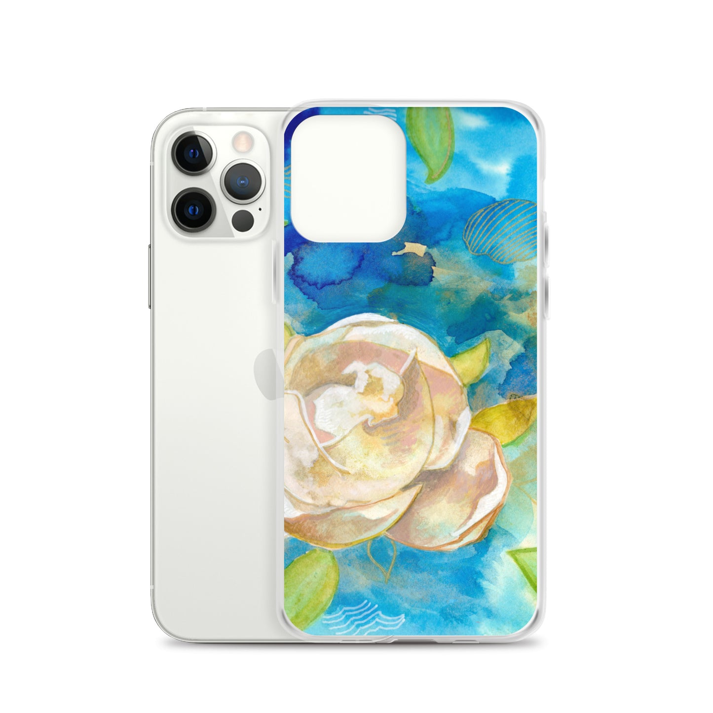 Clear Case for iPhone® - Aquamarine Design - Artistic Gifts for Women - Art by Artist Tania Herrera from Aquamarine Design Studio